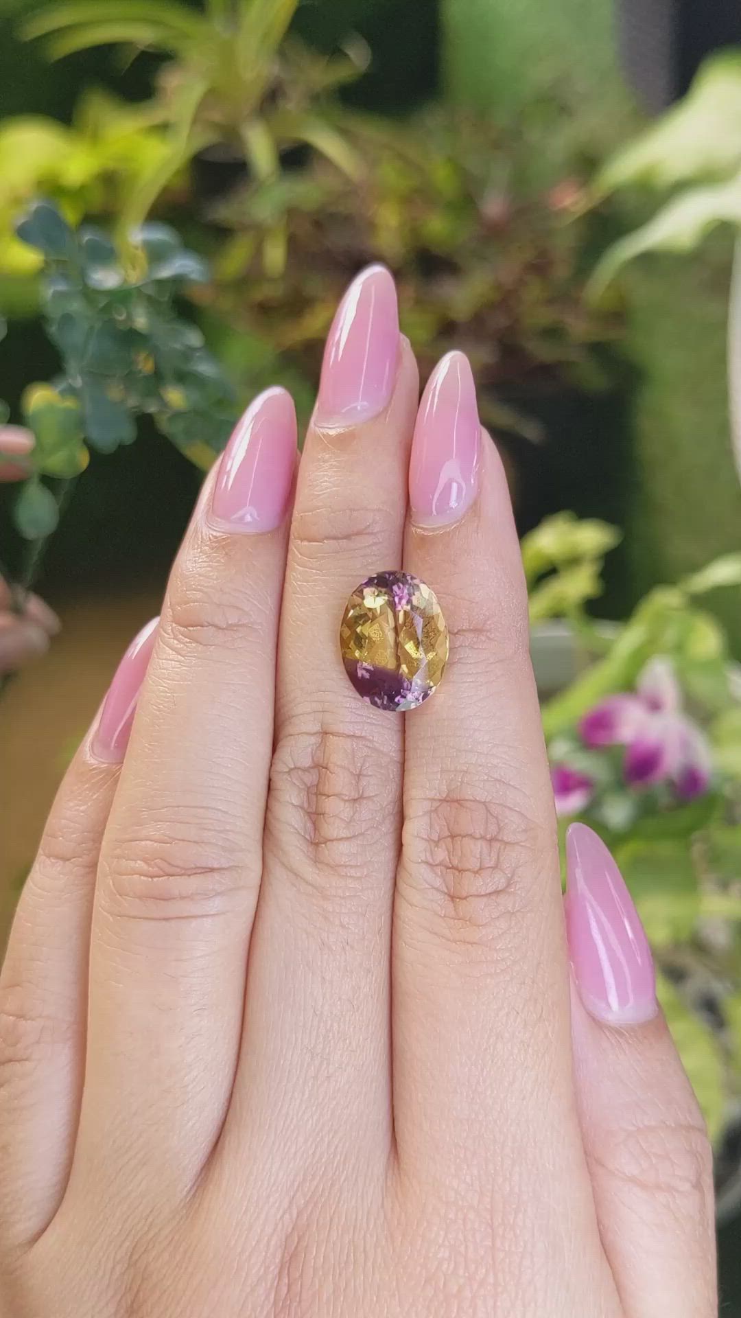 6.59 Ct. Ametrine from Brazil Size Video