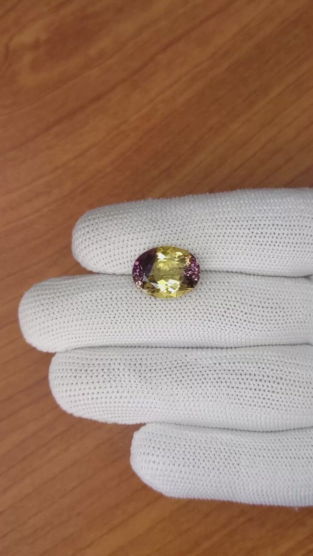 6.59 Ct. Ametrine from Brazil Size Video