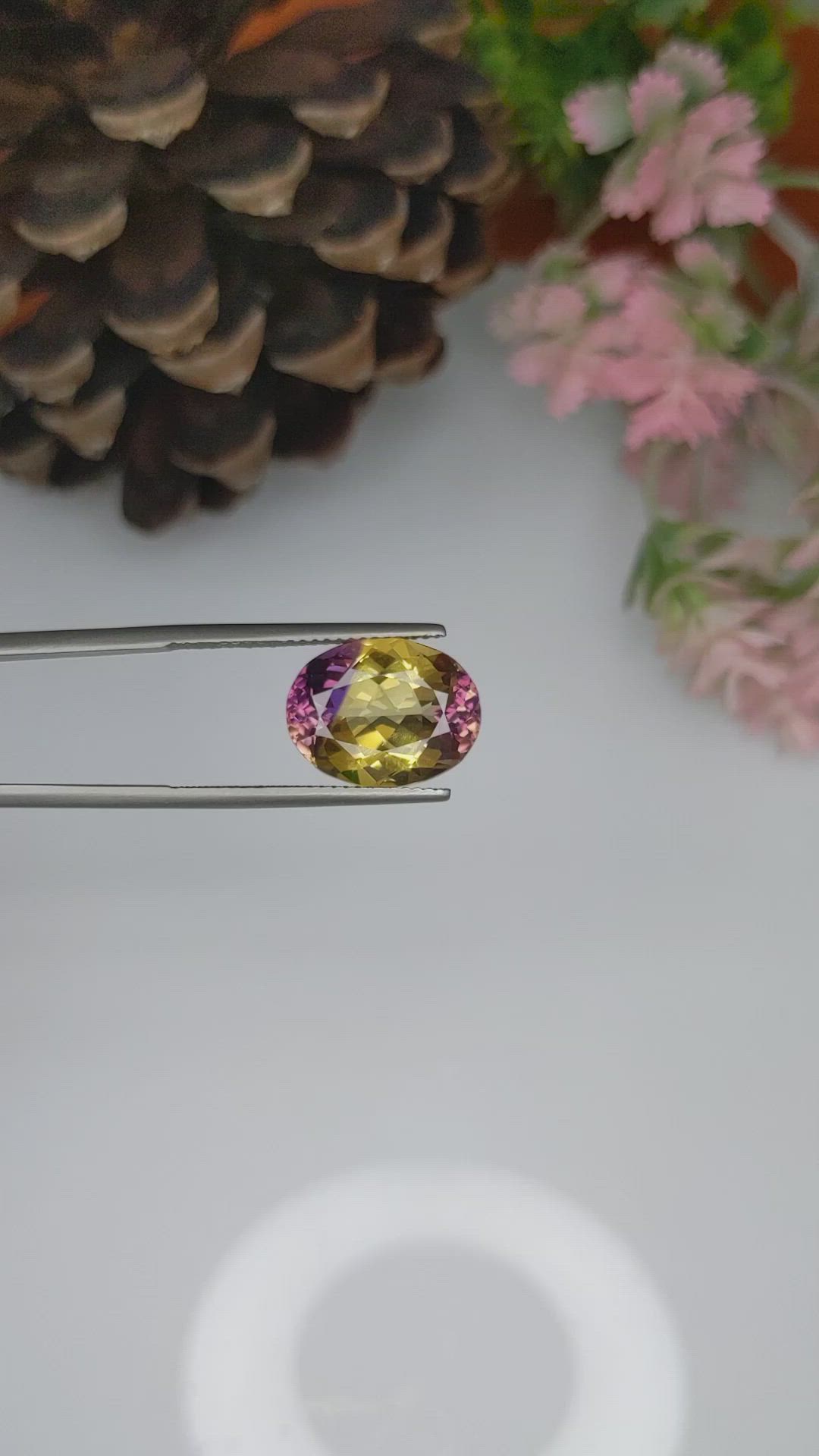 6.59 Ct. Ametrine from Brazil Size Video