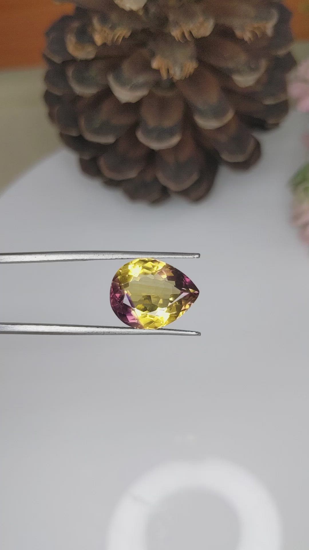 7.21 Ct. Ametrine from Brazil Size Video