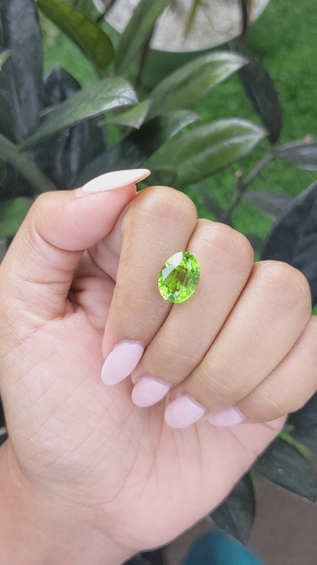 5.05 Ct. Peridot from Tanzania Size Video