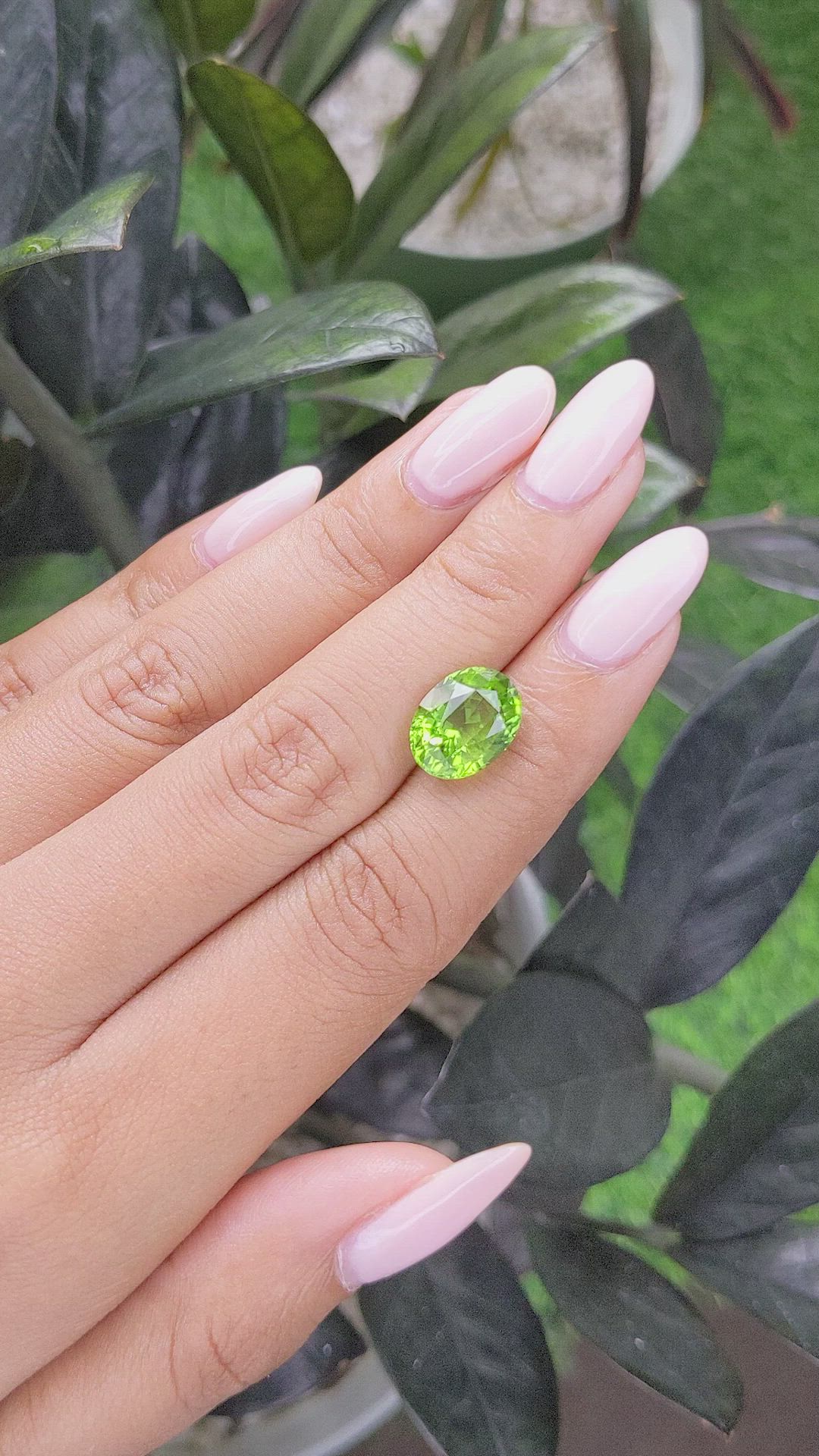 5.05 Ct. Peridot from Tanzania Size Video