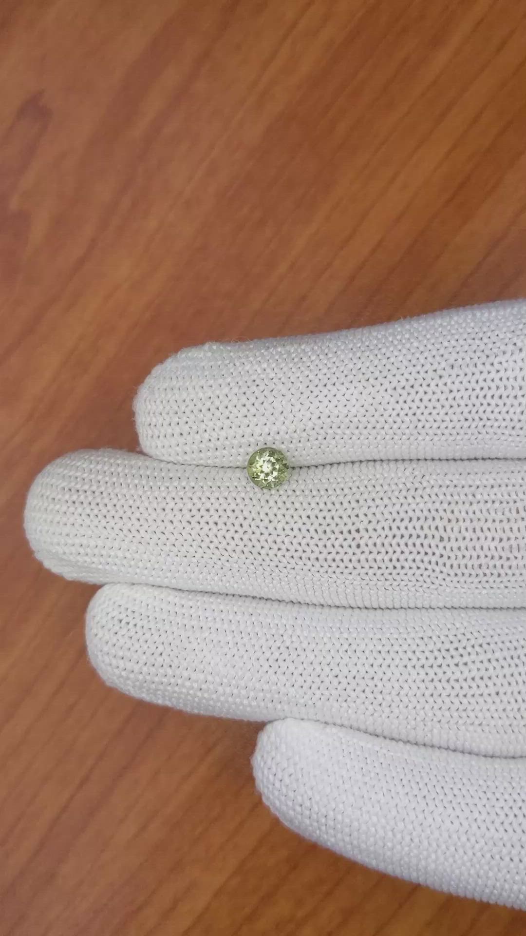 0.54 Ct. Tourmaline from Ceylon (Sri Lanka) Size Video