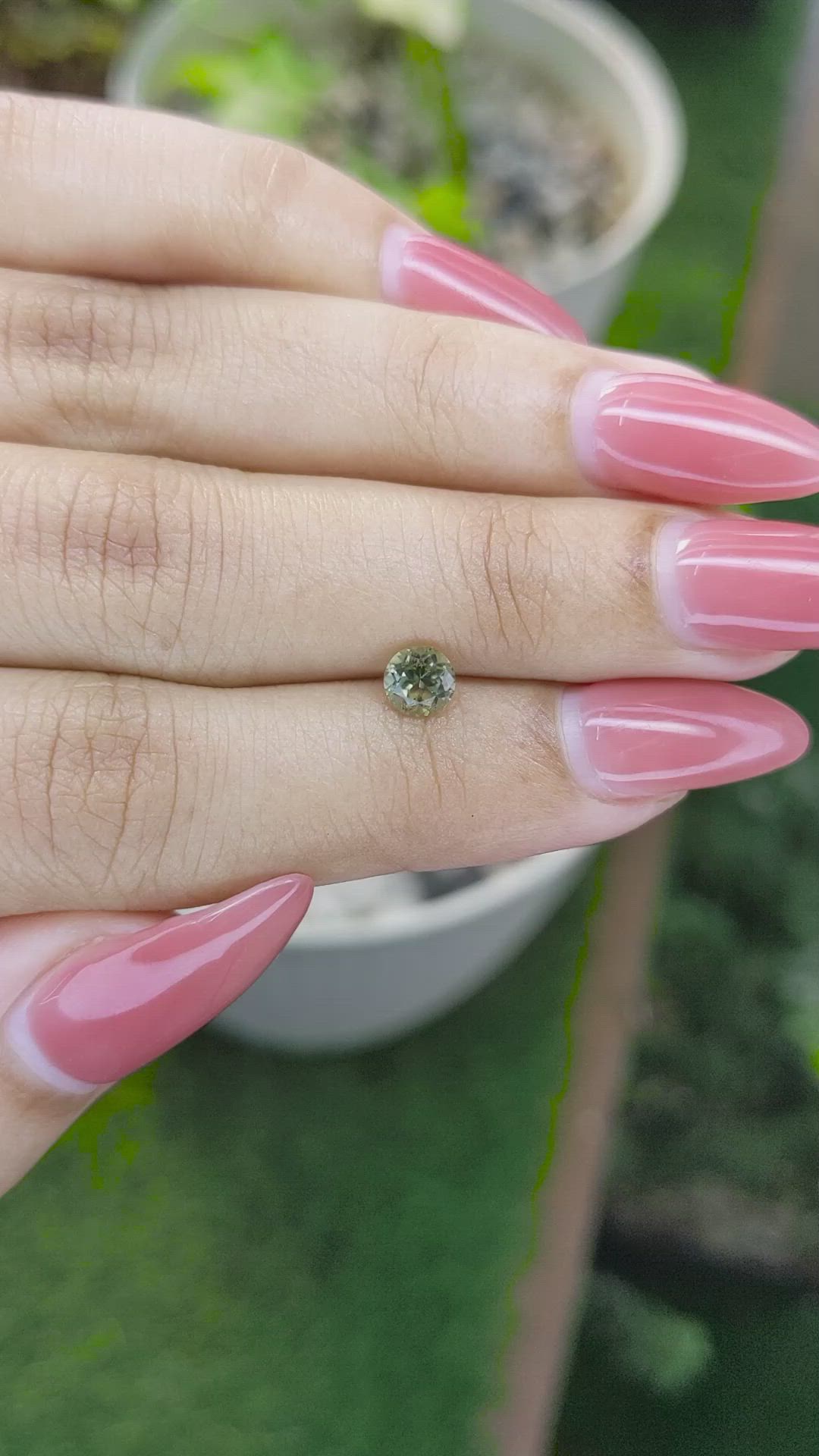 0.54 Ct. Tourmaline from Ceylon (Sri Lanka) Size Video
