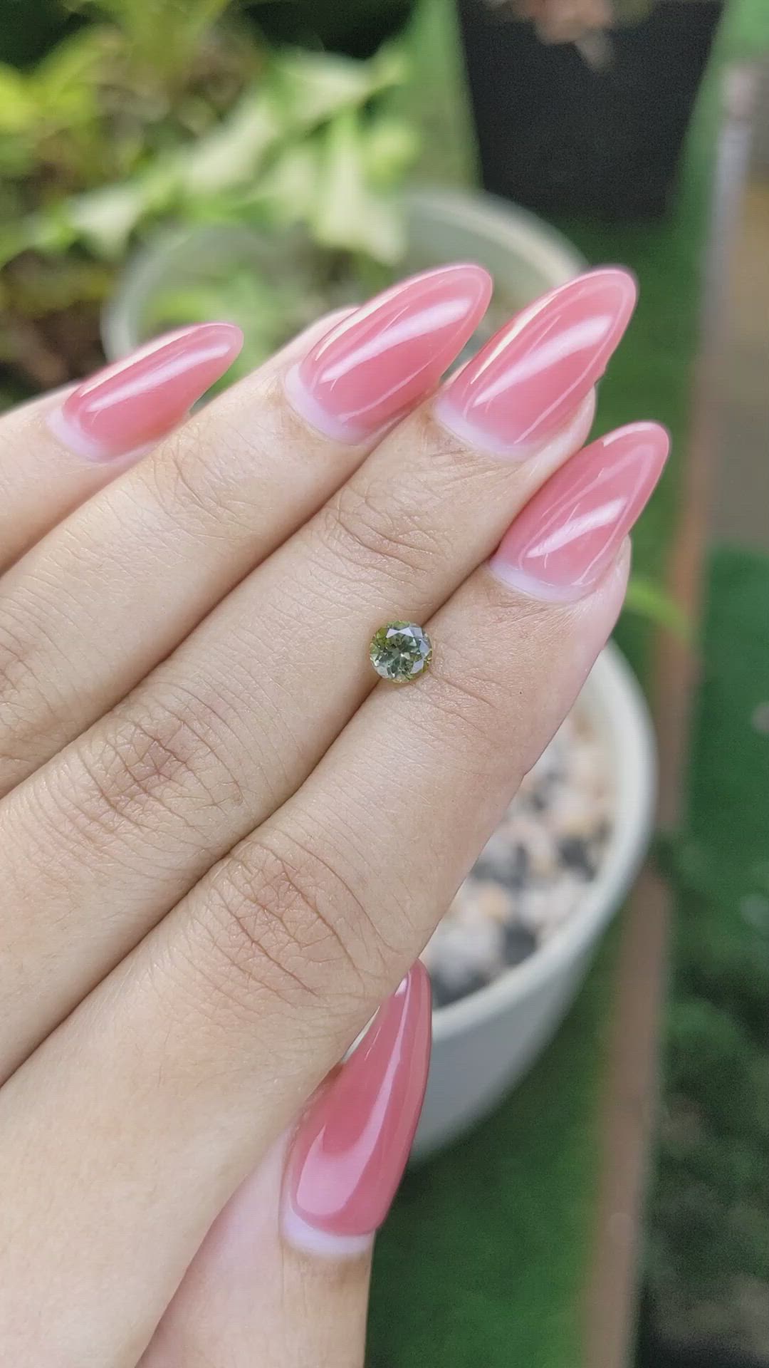 0.54 Ct. Tourmaline from Ceylon (Sri Lanka) Size Video