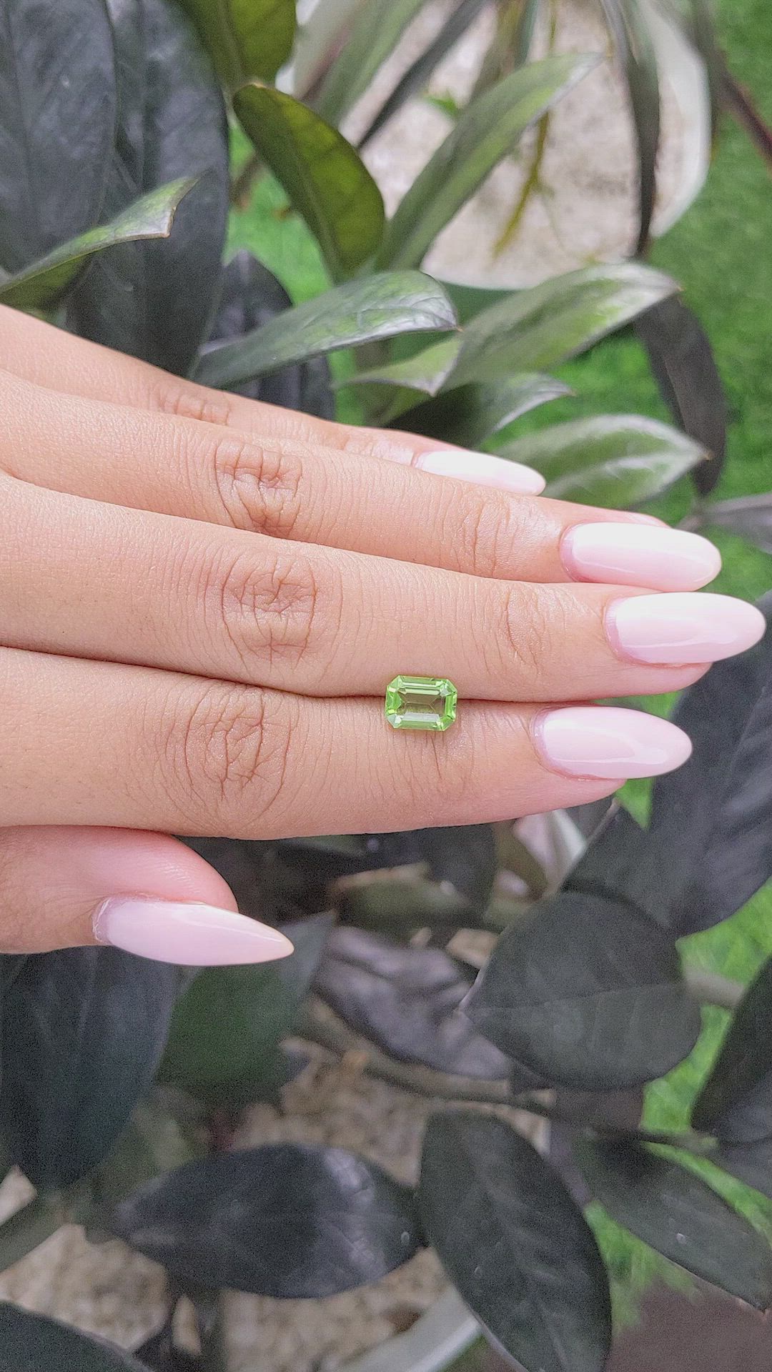 1.32 Ct. Peridot from Tanzania Size Video