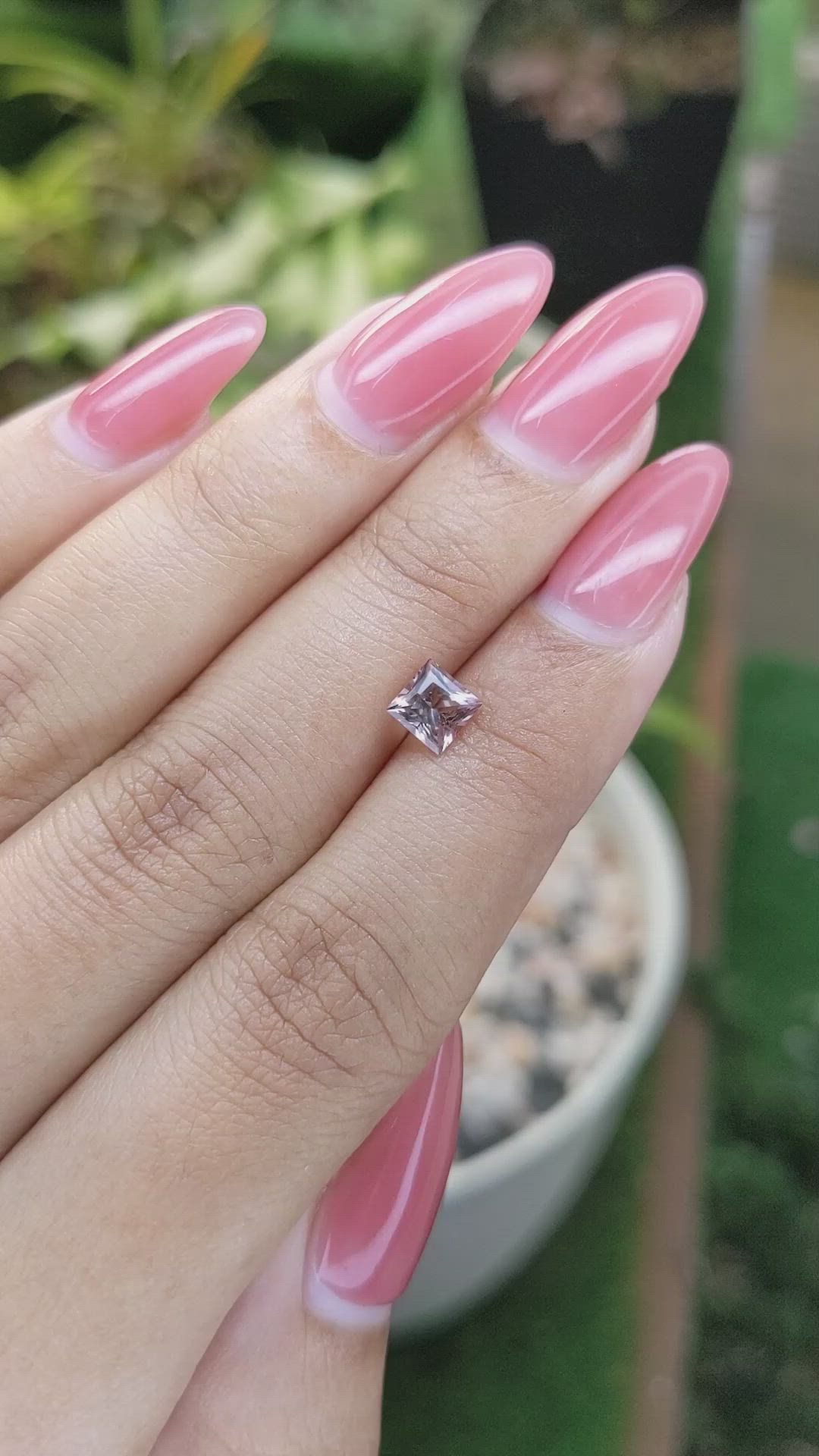 0.70 Ct. Tourmaline from Ceylon (Sri Lanka) Size Video