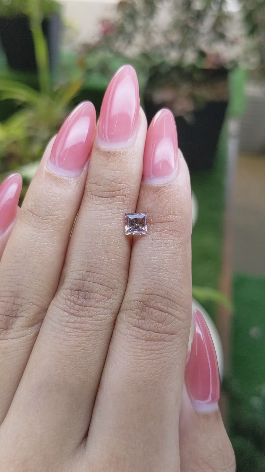 0.70 Ct. Tourmaline from Ceylon (Sri Lanka) Size Video