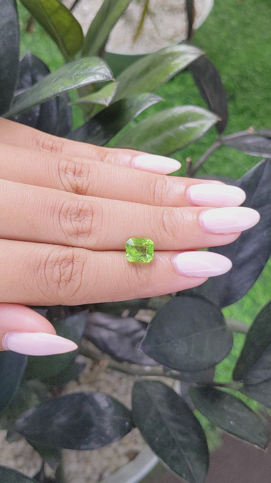 2.61 Ct. Peridot from Tanzania Size Video