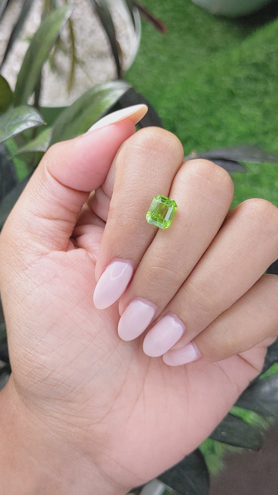 2.61 Ct. Peridot from Tanzania Size Video