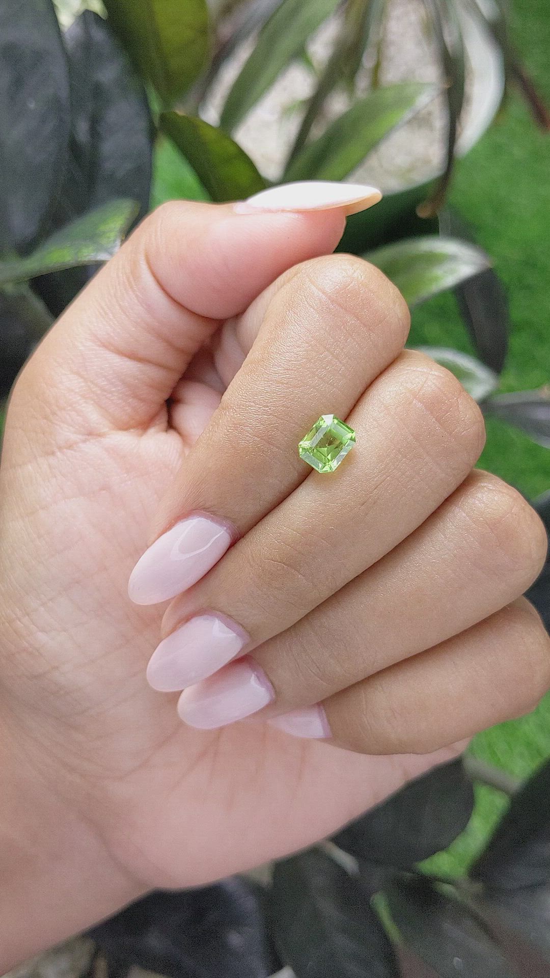 1.37 Ct. Peridot from Tanzania Size Video