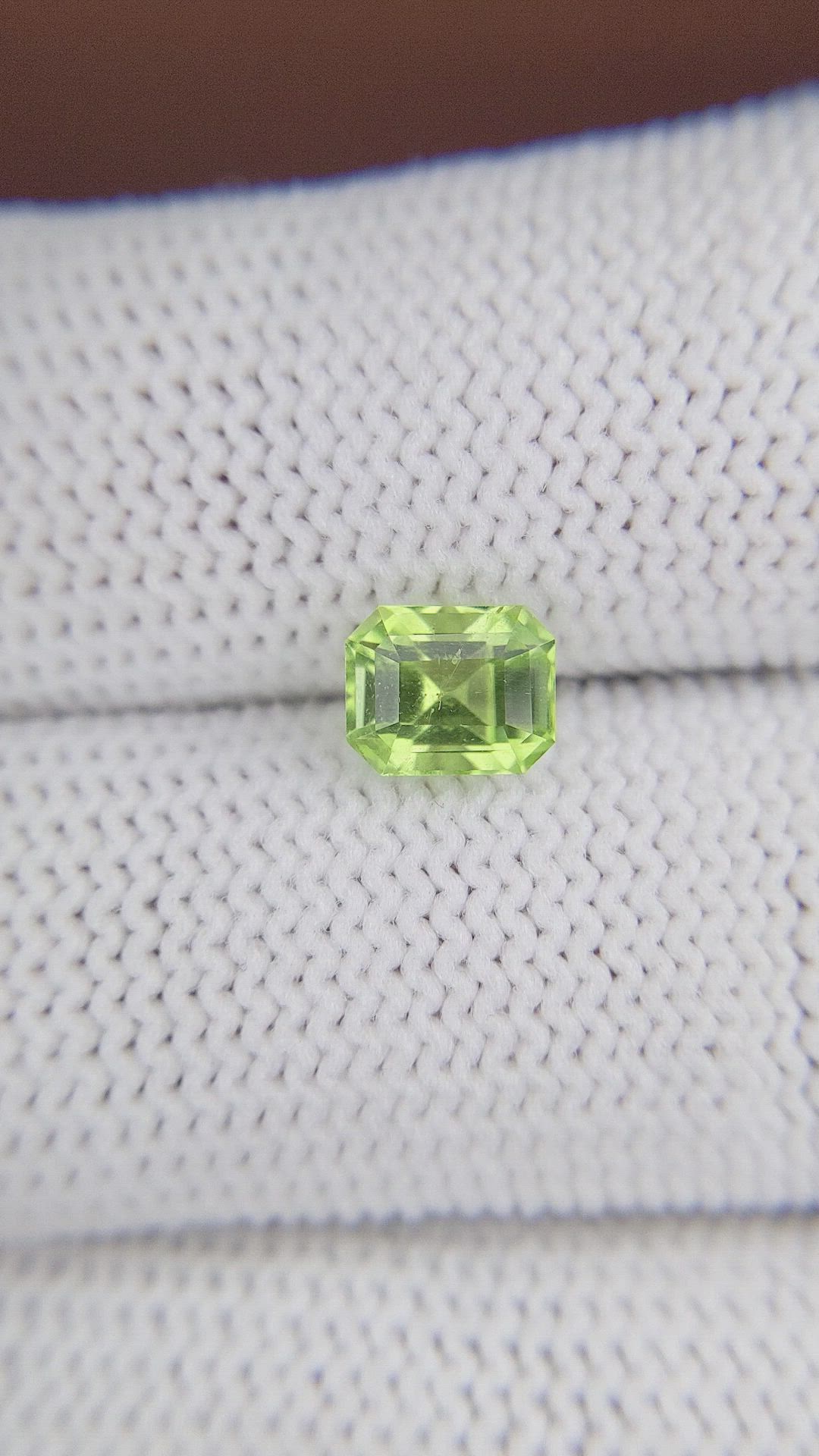 1.37 Ct. Peridot from Tanzania Size Video