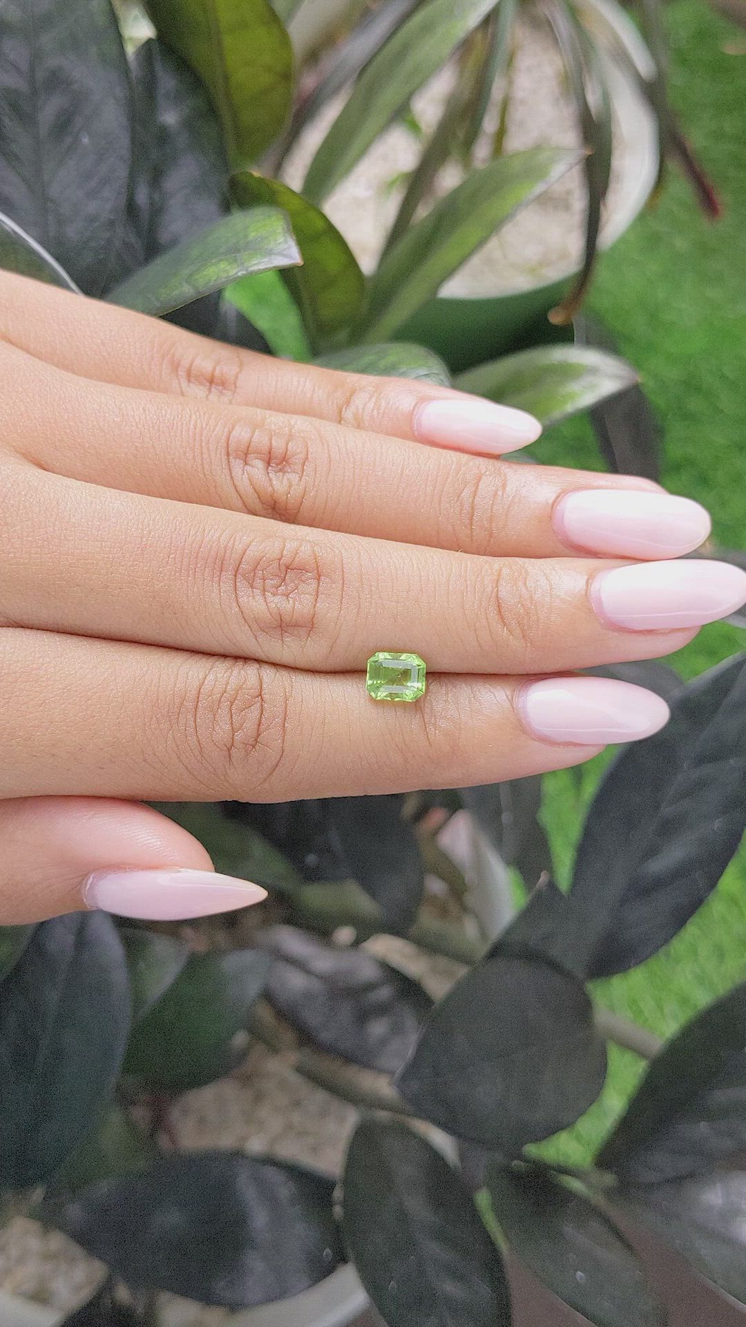 1.37 Ct. Peridot from Tanzania Size Video