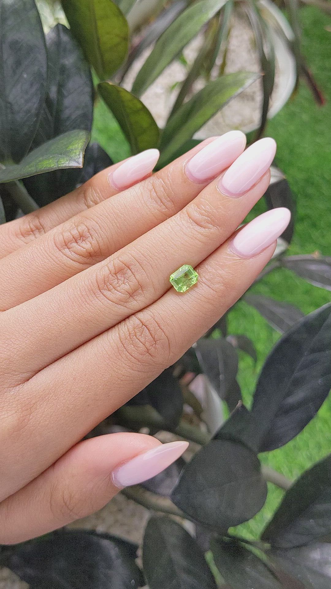 1.37 Ct. Peridot from Tanzania Size Video