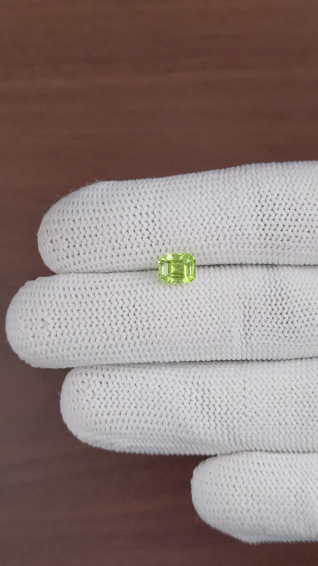 1.37 Ct. Peridot from Tanzania Size Video