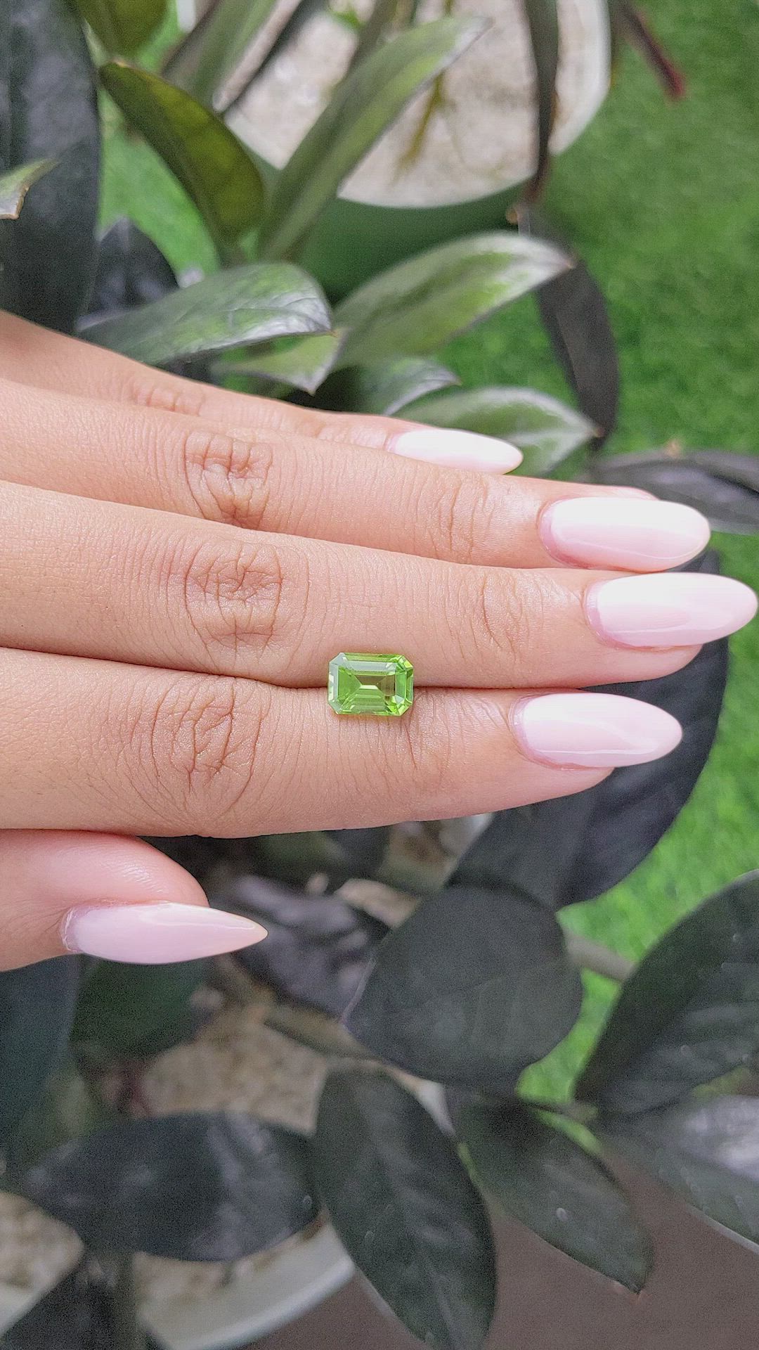 2.11 Ct. Peridot from Tanzania Size Video