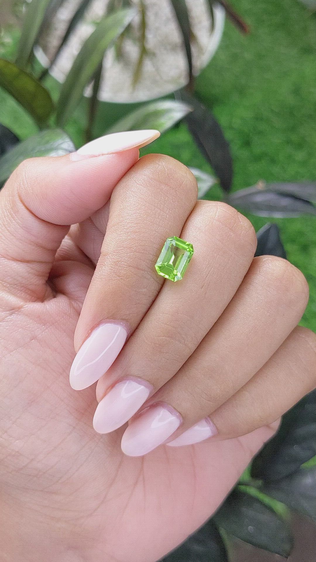 2.11 Ct. Peridot from Tanzania Size Video