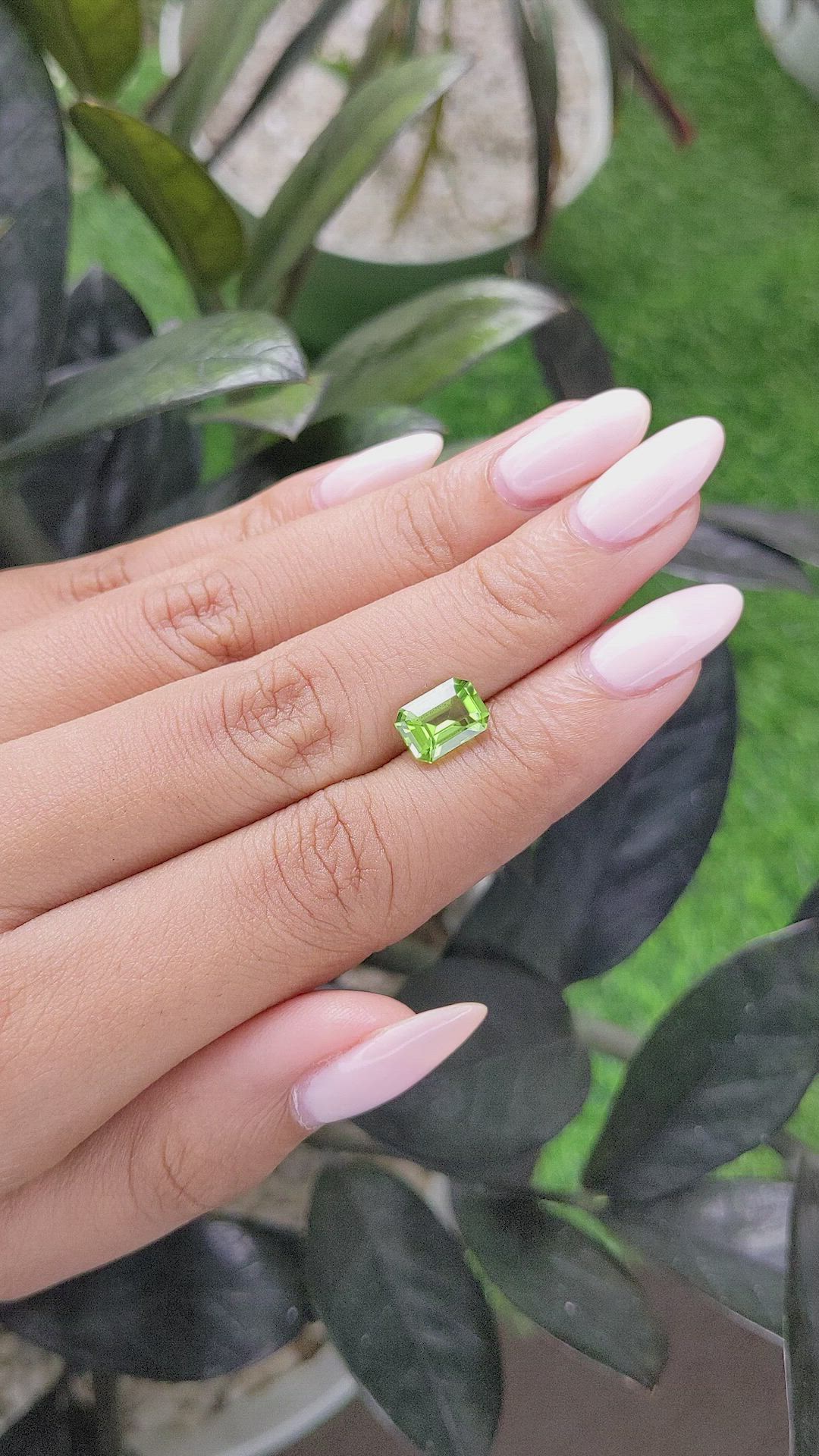 2.11 Ct. Peridot from Tanzania Size Video