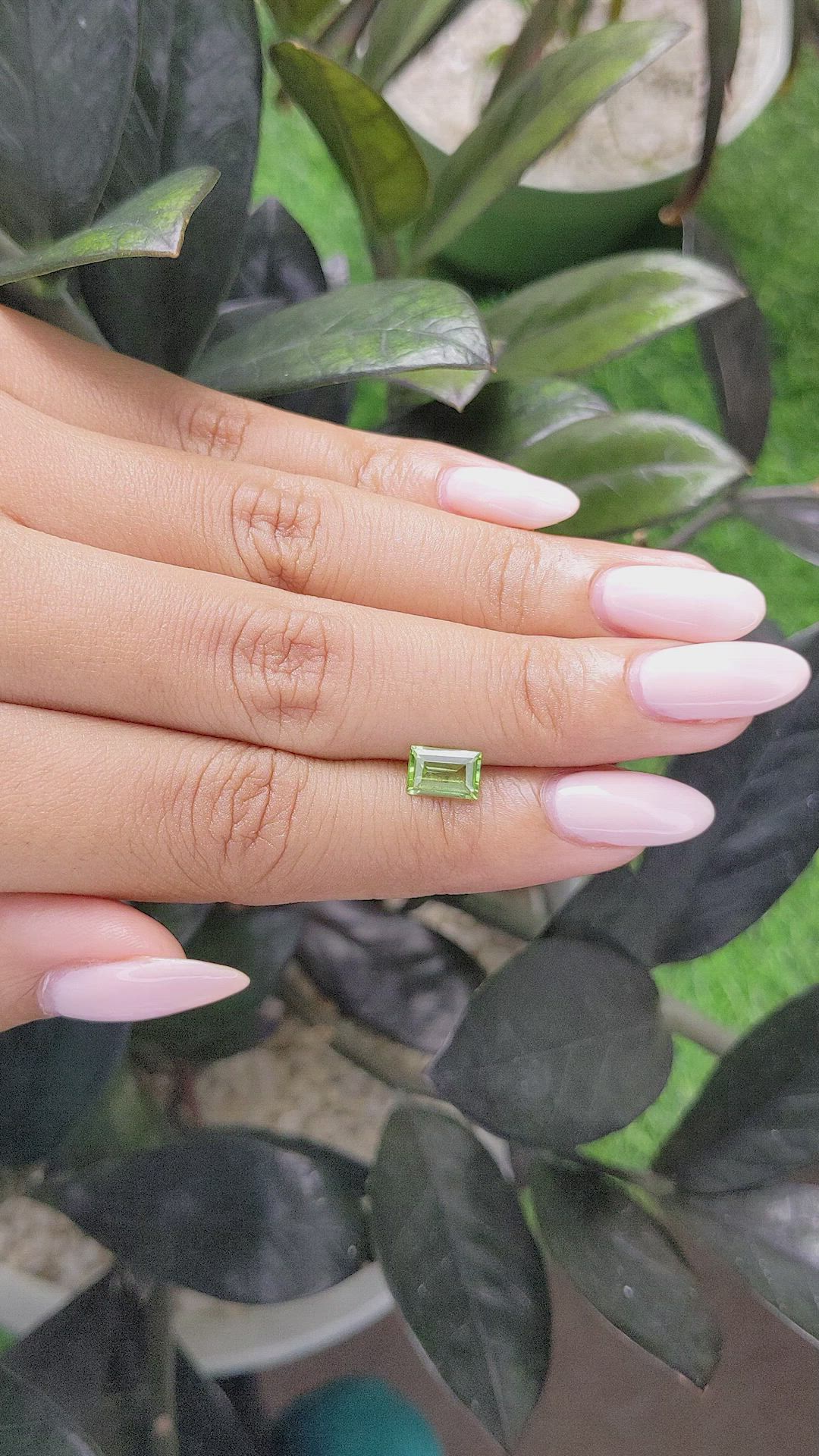 1.06 Ct. Peridot from Tanzania Size Video