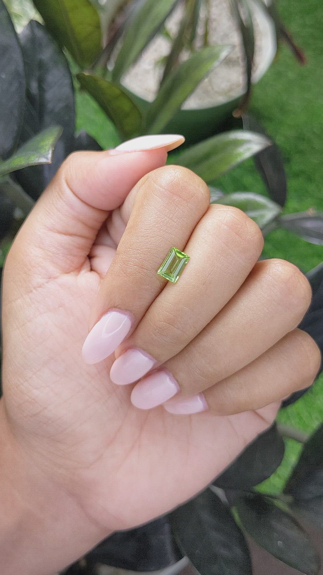 1.06 Ct. Peridot from Tanzania Size Video
