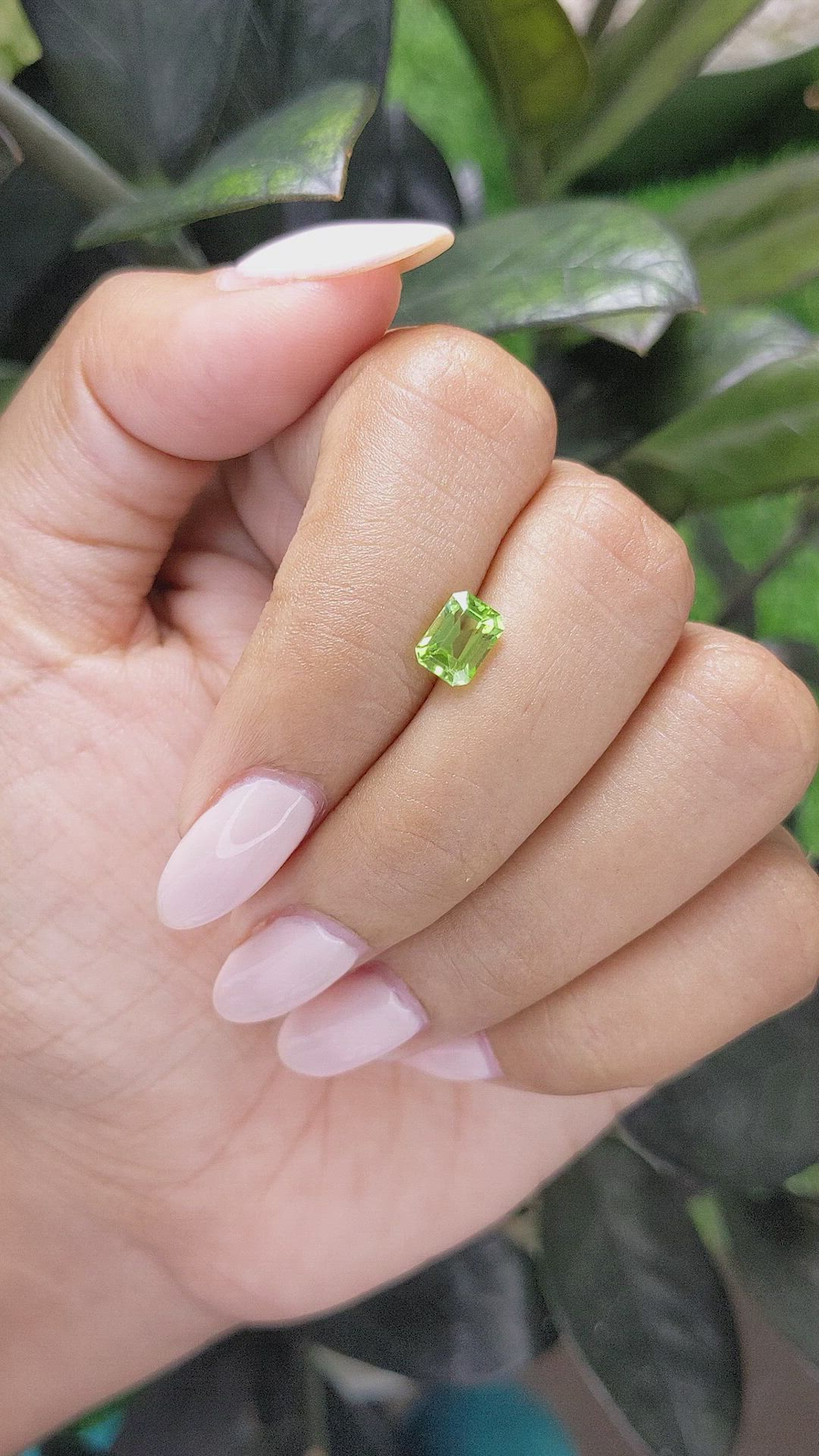 1.08 Ct. Peridot from Tanzania Size Video