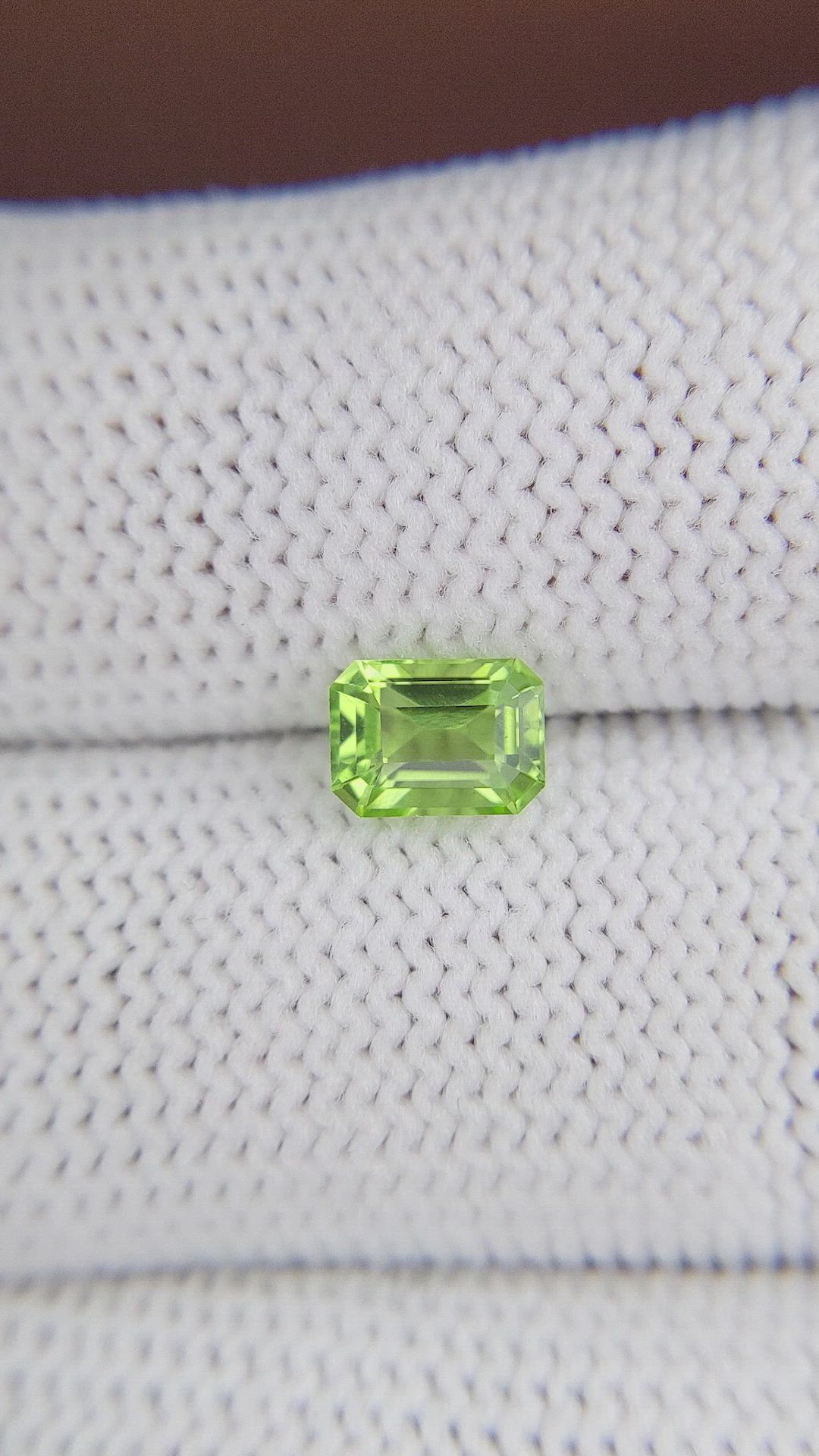 1.08 Ct. Peridot from Tanzania Size Video