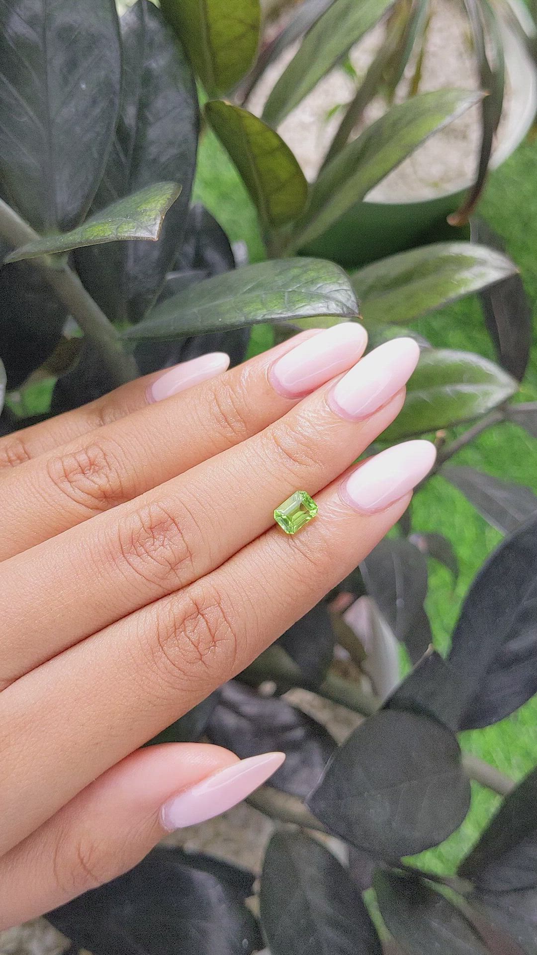 1.08 Ct. Peridot from Tanzania Size Video