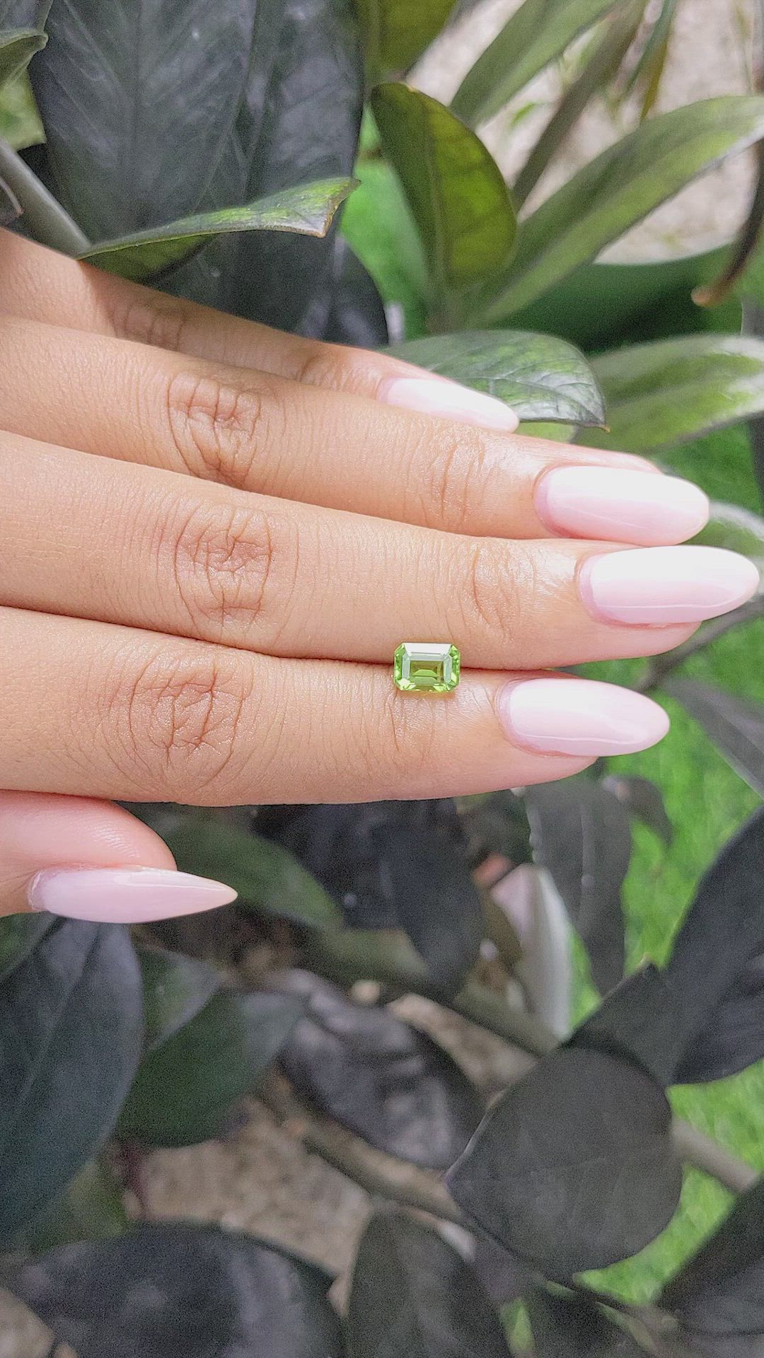 1.08 Ct. Peridot from Tanzania Size Video