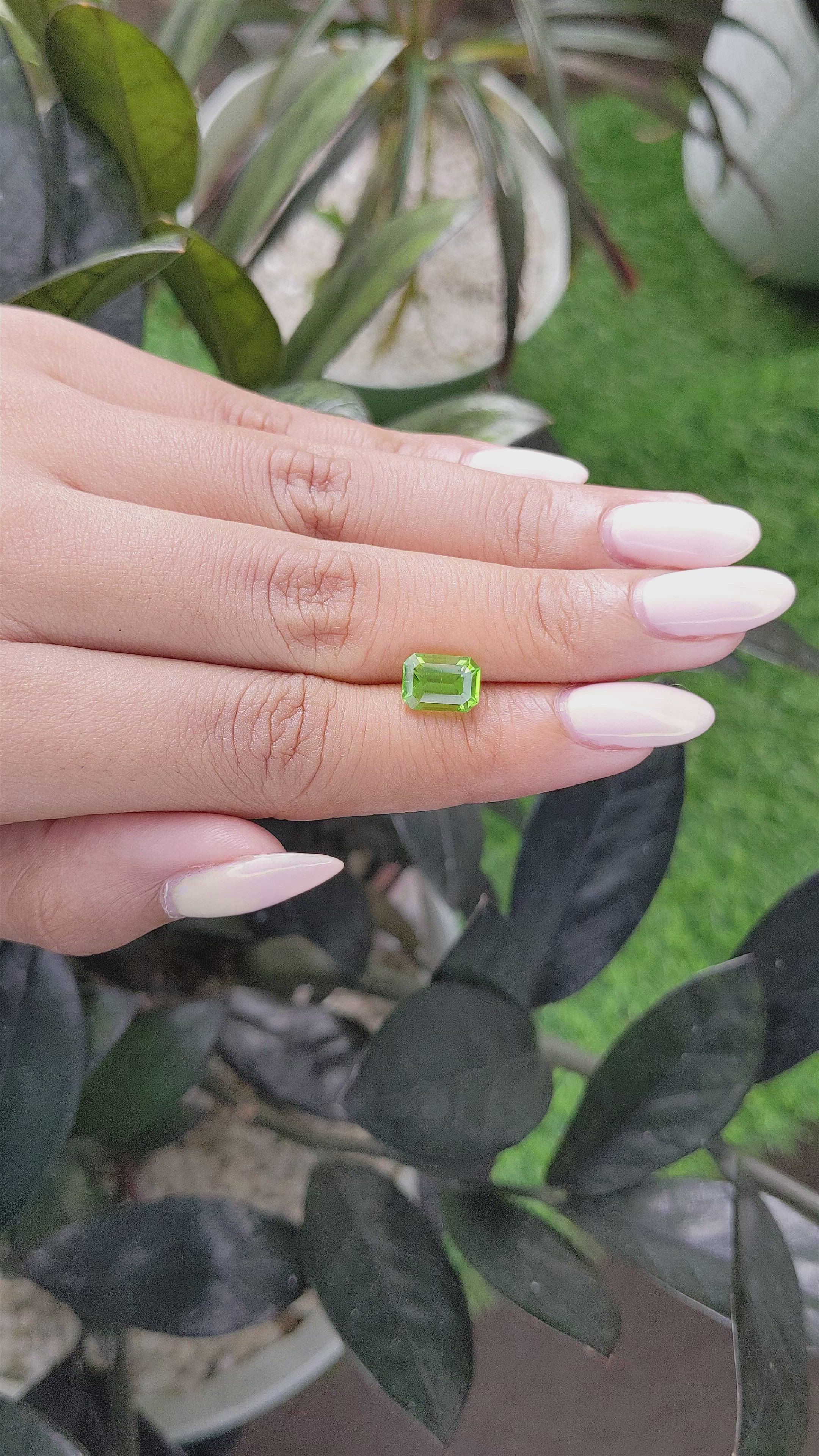 2.43 Ct. Peridot from Tanzania Size Video