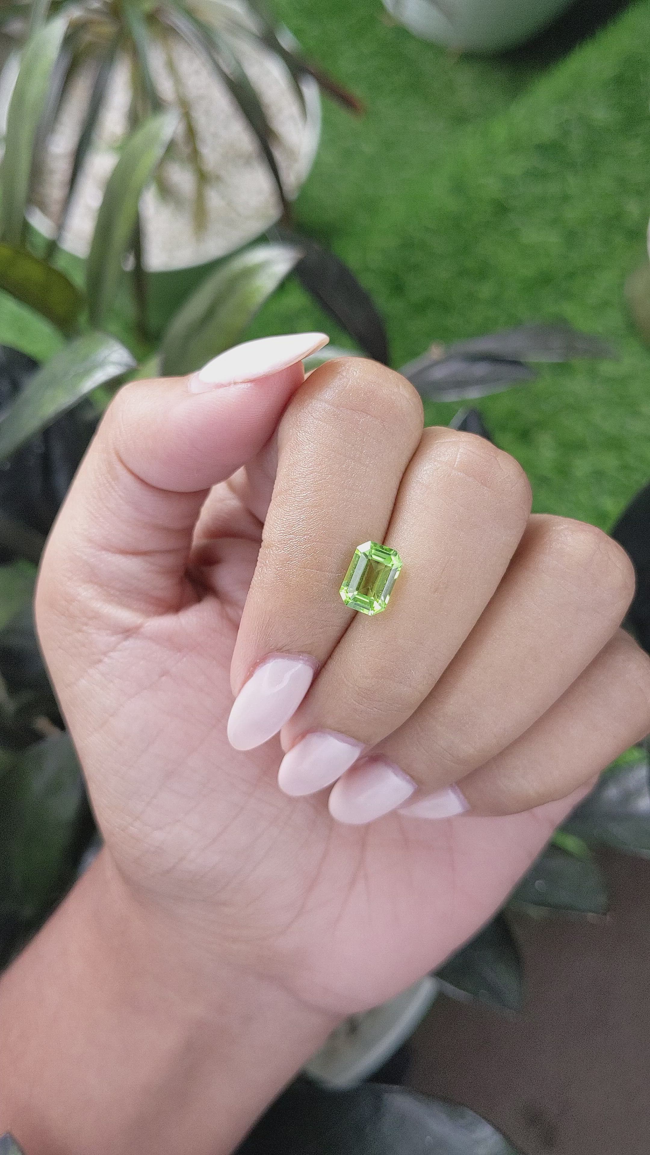 1.76 Ct. Peridot from Tanzania Size Video