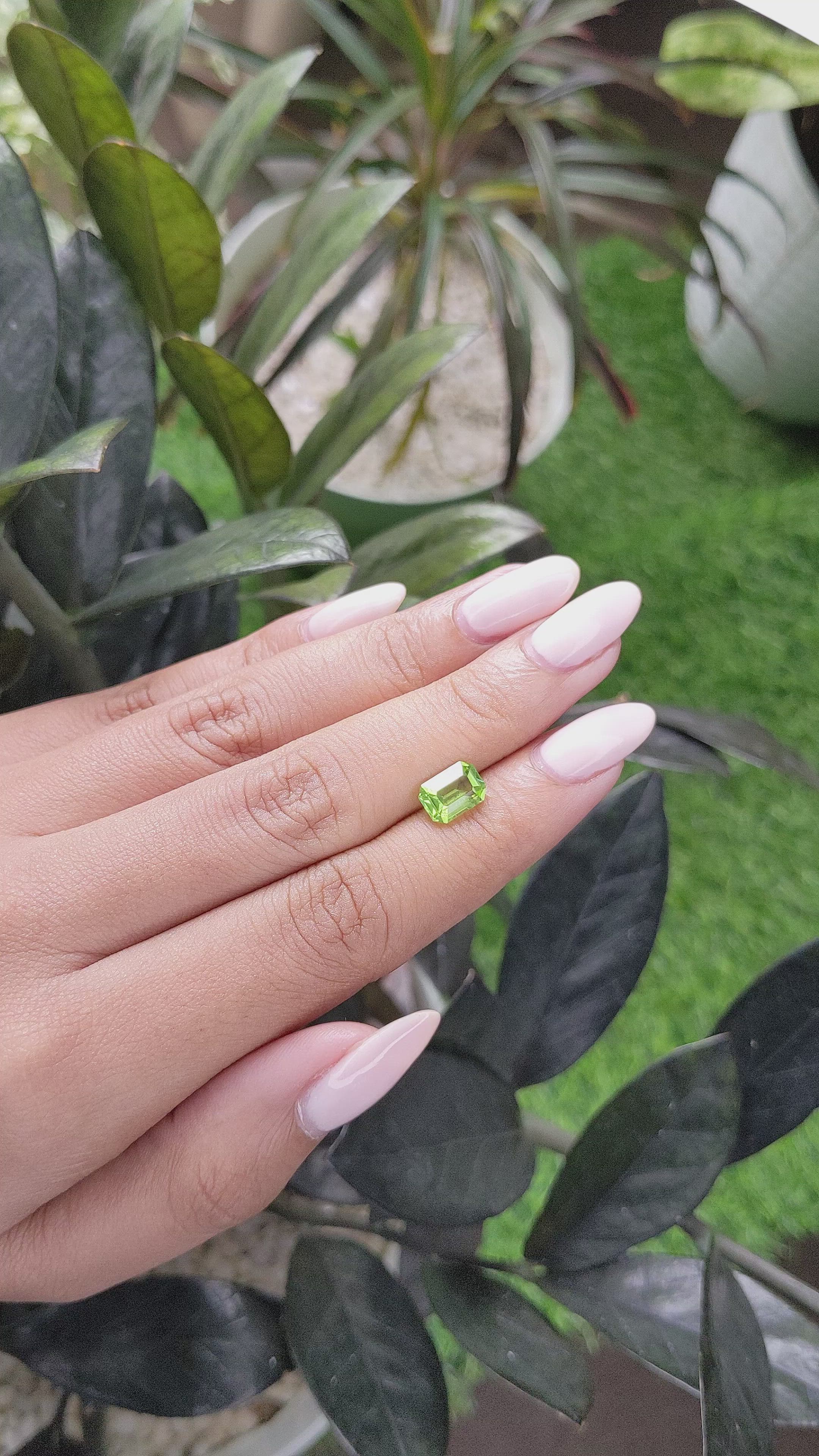 1.76 Ct. Peridot from Tanzania Size Video