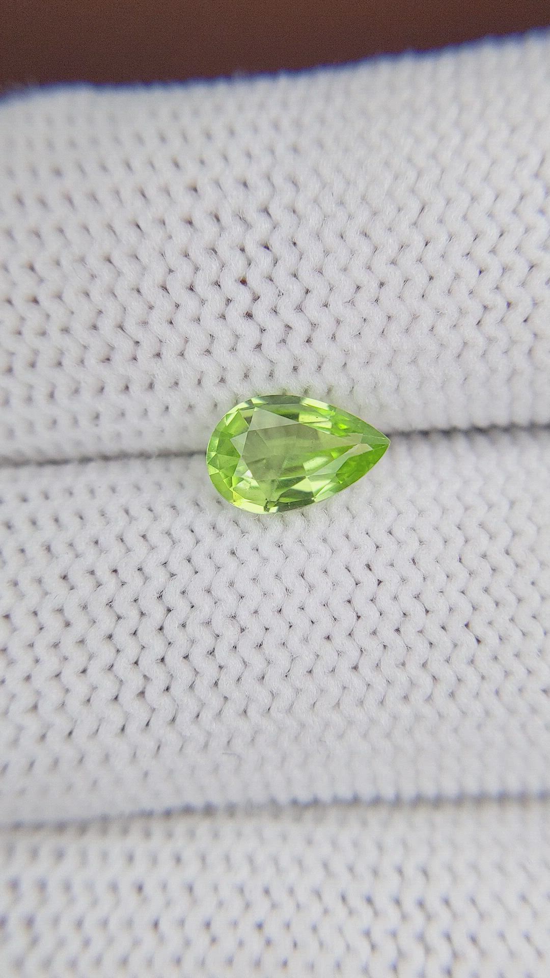 1.02 Ct. Peridot from Tanzania Size Video