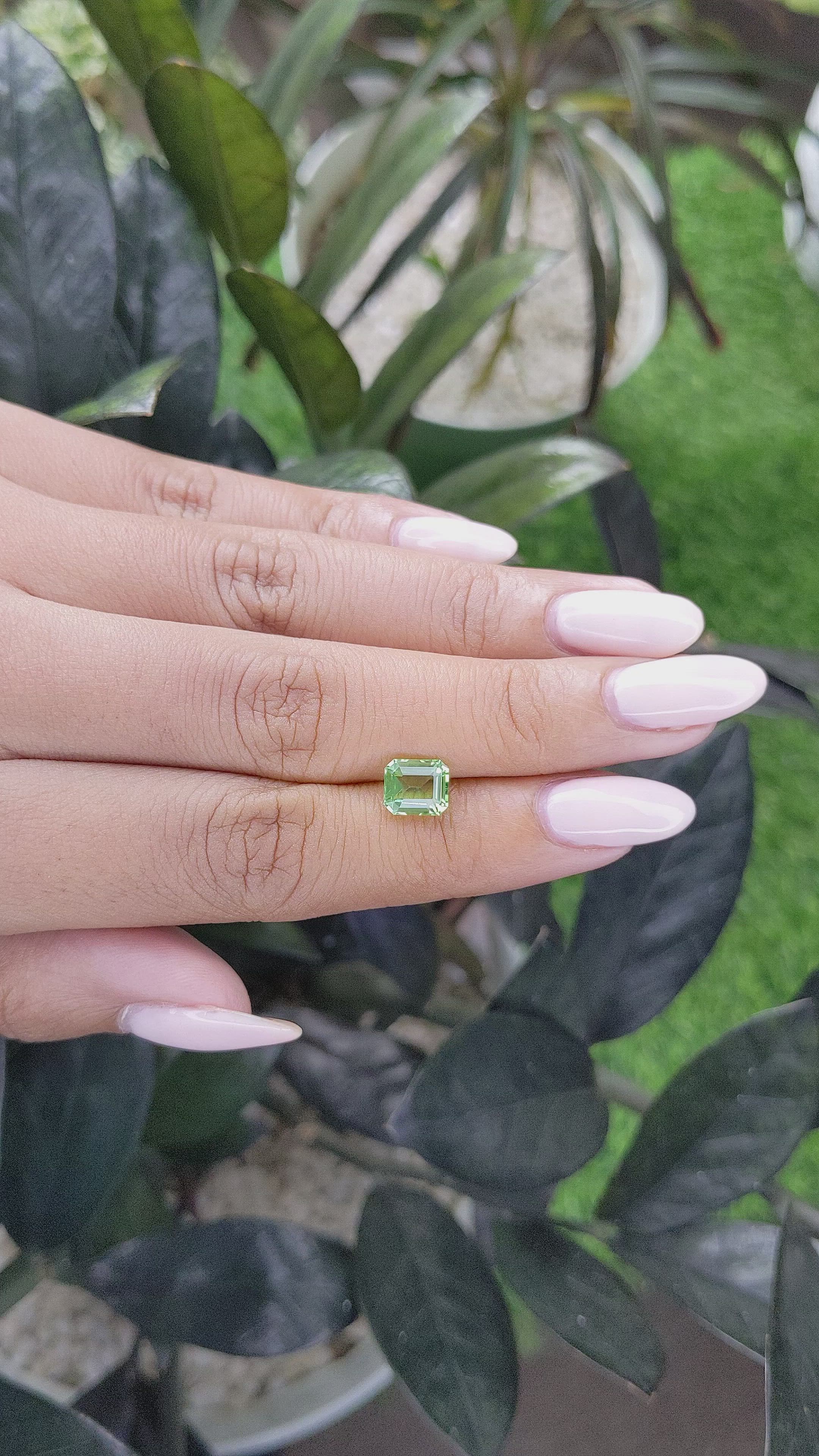 1.52 Ct. Peridot from Tanzania Size Video