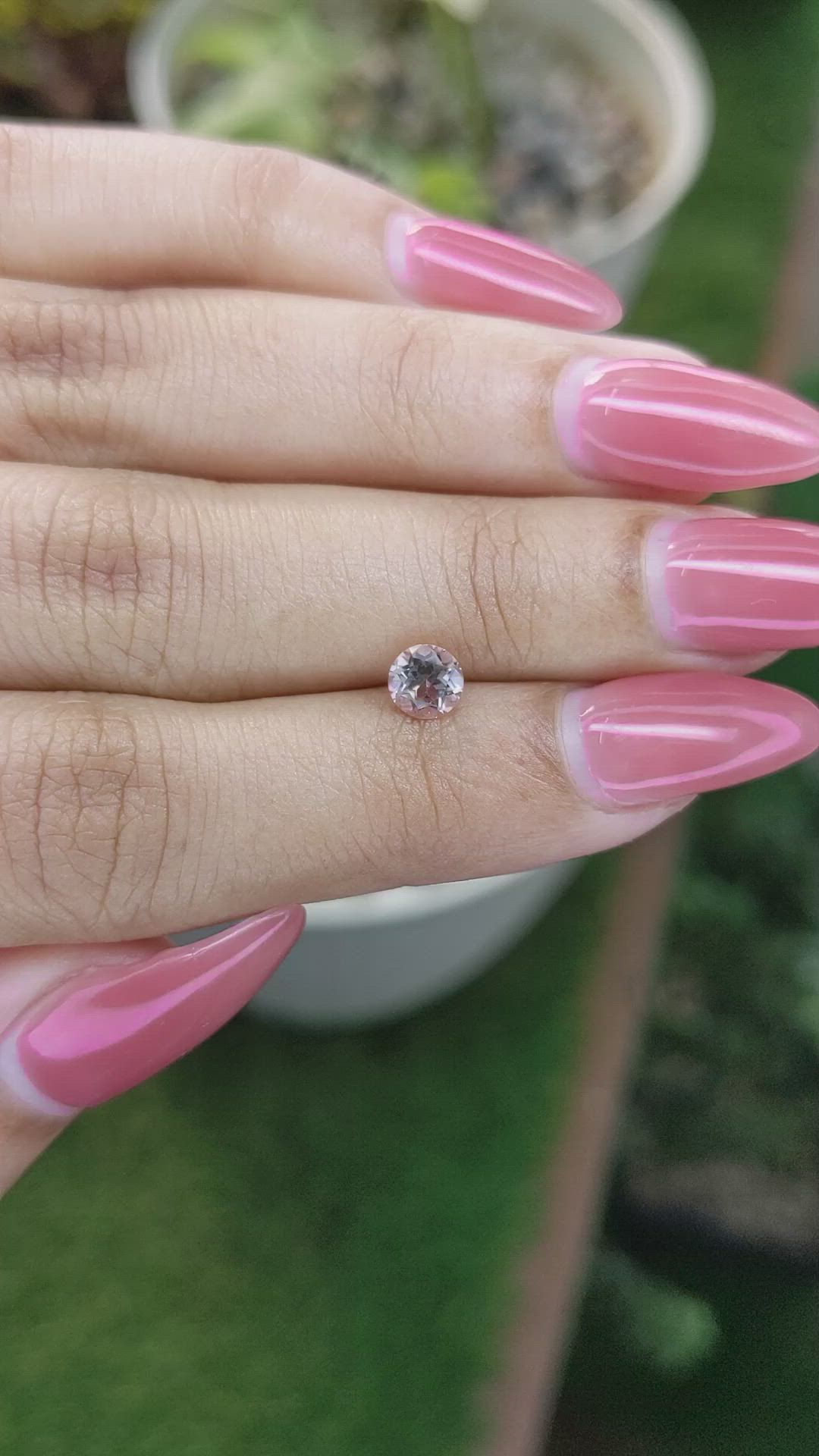 0.49 Ct. Tourmaline from Ceylon (Sri Lanka) Size Video