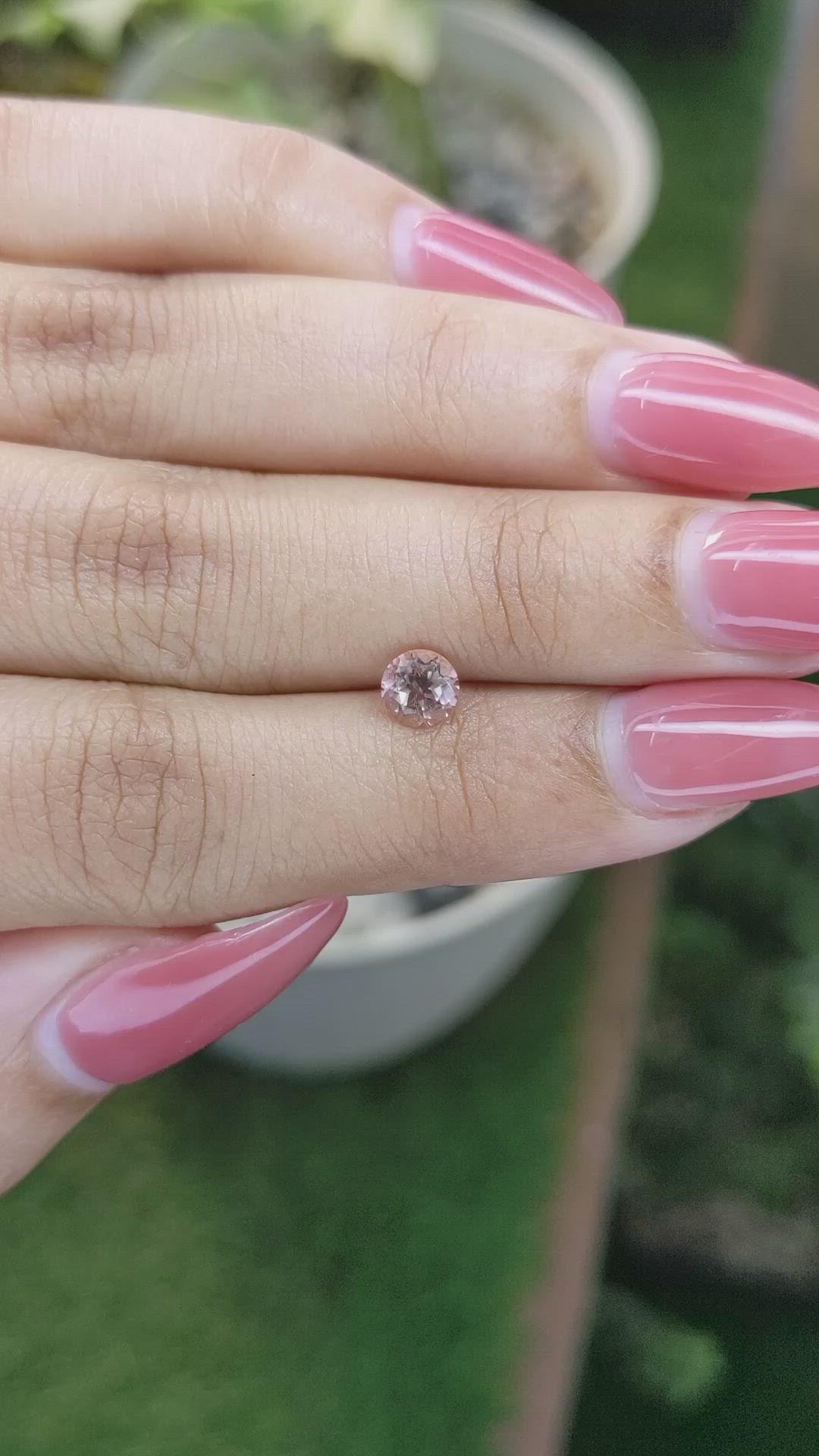 0.60 Ct. Tourmaline from Ceylon (Sri Lanka) Size Video