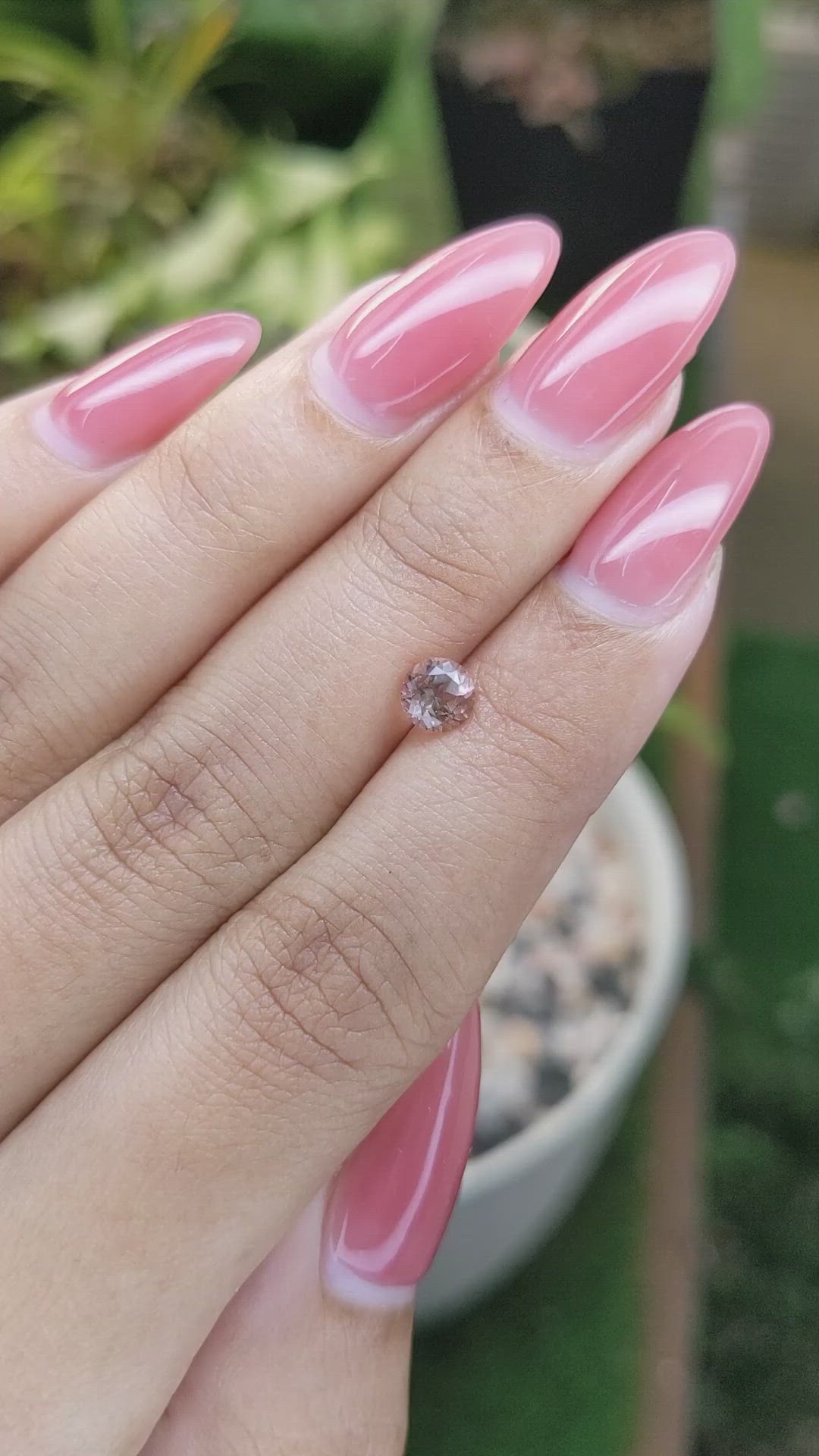 0.60 Ct. Tourmaline from Ceylon (Sri Lanka) Size Video