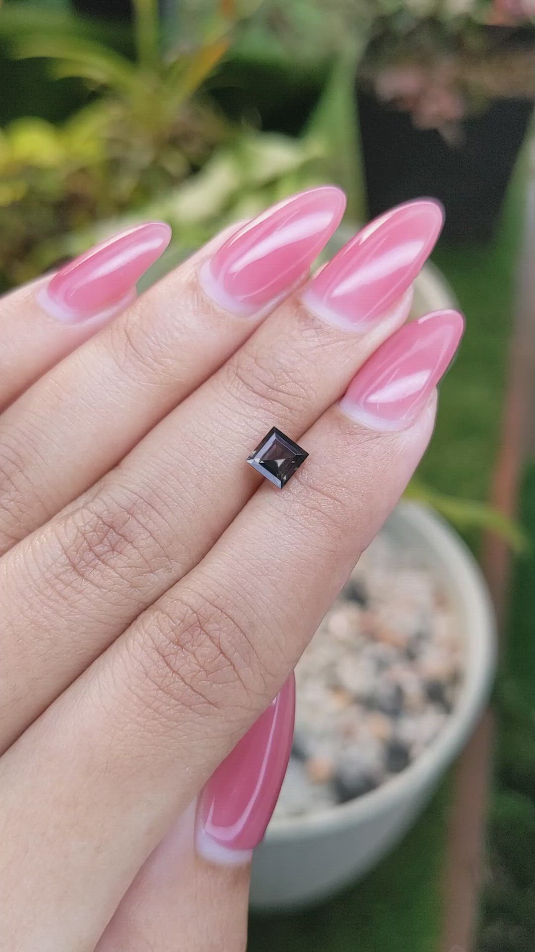 0.76 Ct. Tourmaline from Ceylon (Sri Lanka) Size Video