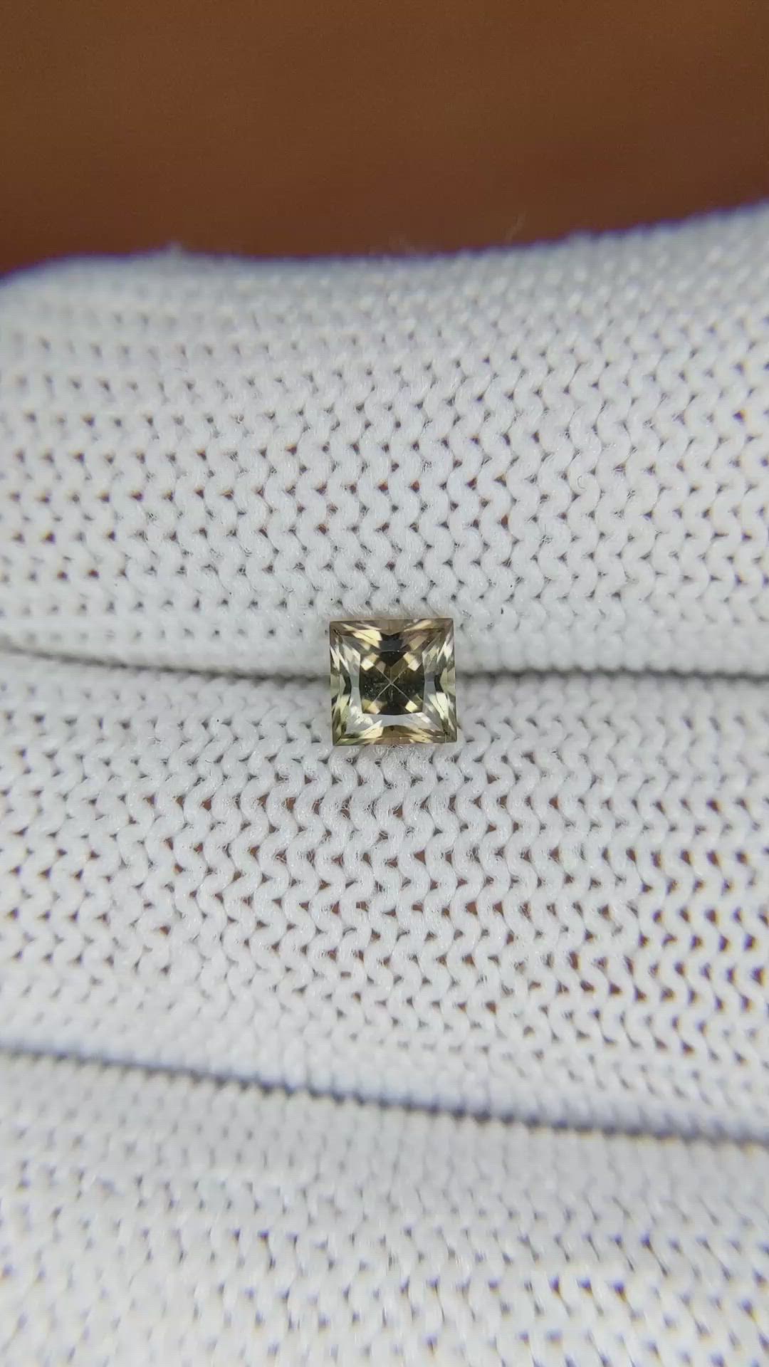 0.61 Ct. Tourmaline from Ceylon (Sri Lanka) Size Video