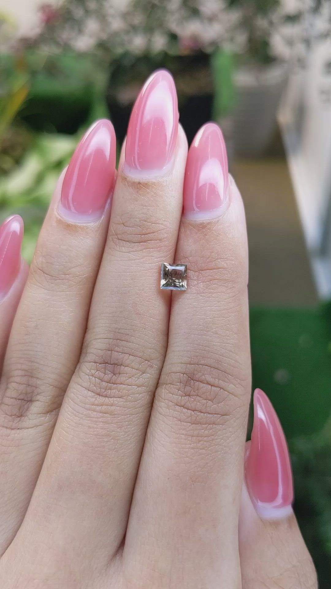 0.61 Ct. Tourmaline from Ceylon (Sri Lanka) Size Video