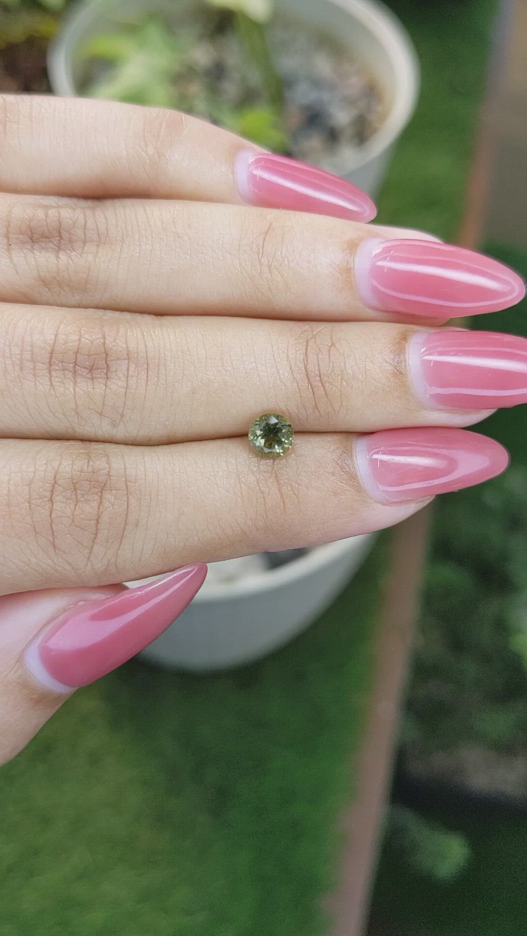 0.59 Ct. Tourmaline from Ceylon (Sri Lanka) Size Video