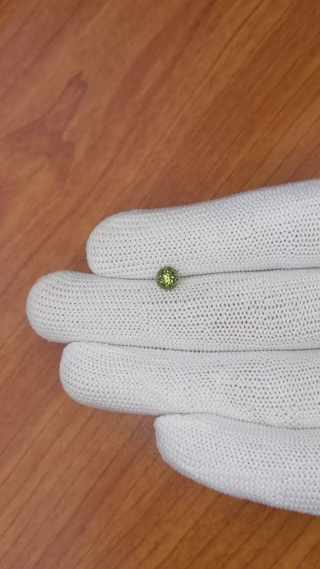 0.59 Ct. Tourmaline from Ceylon (Sri Lanka) Size Video