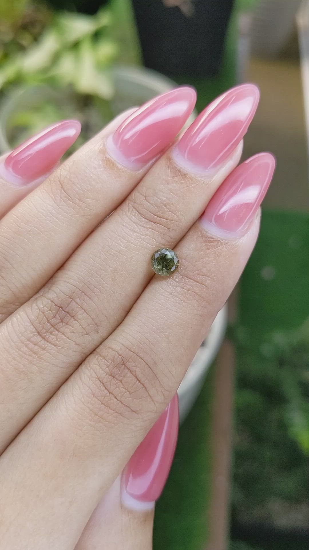 0.59 Ct. Tourmaline from Ceylon (Sri Lanka) Size Video