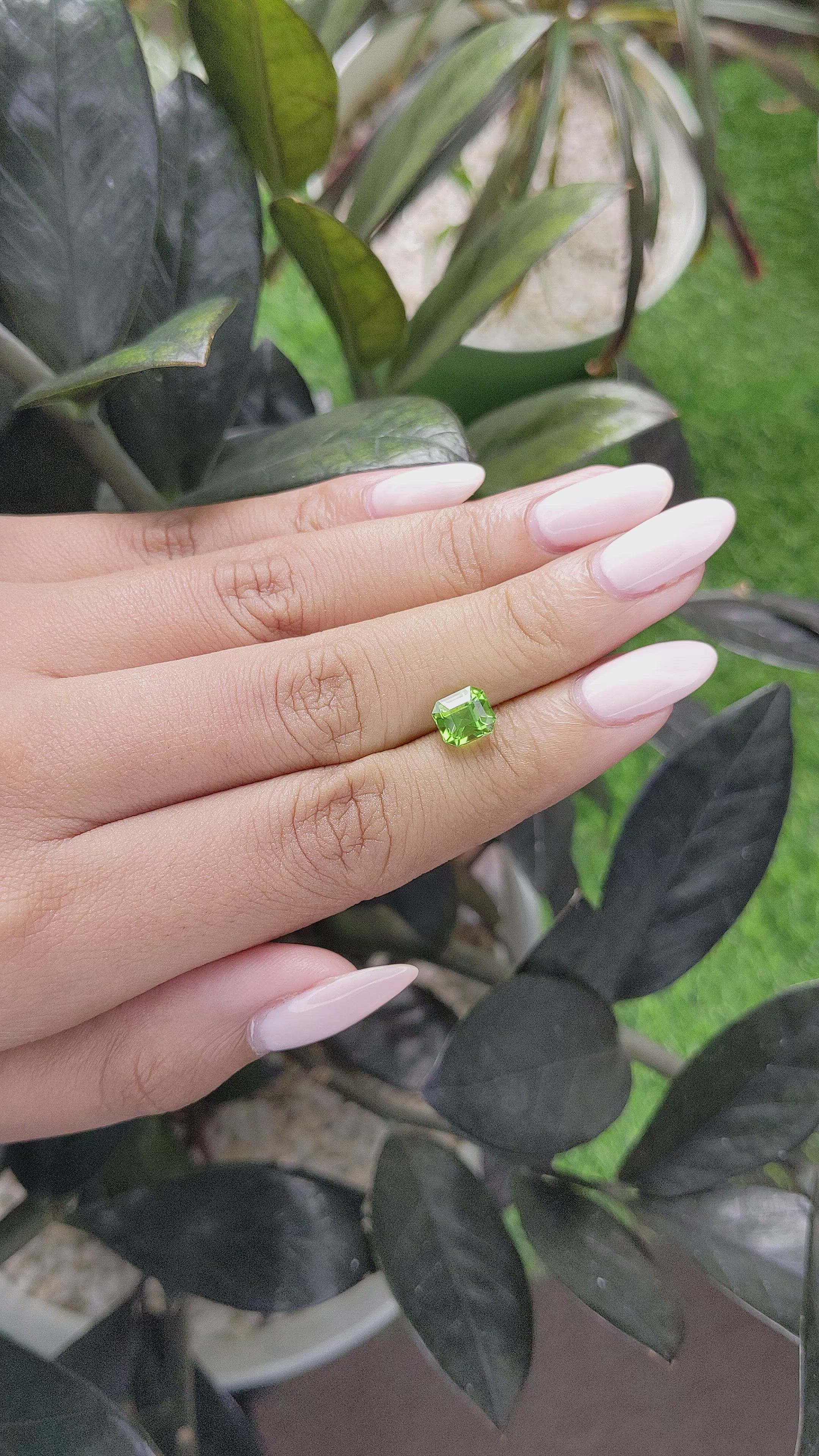 1.72 Ct. Peridot from Tanzania Size Video