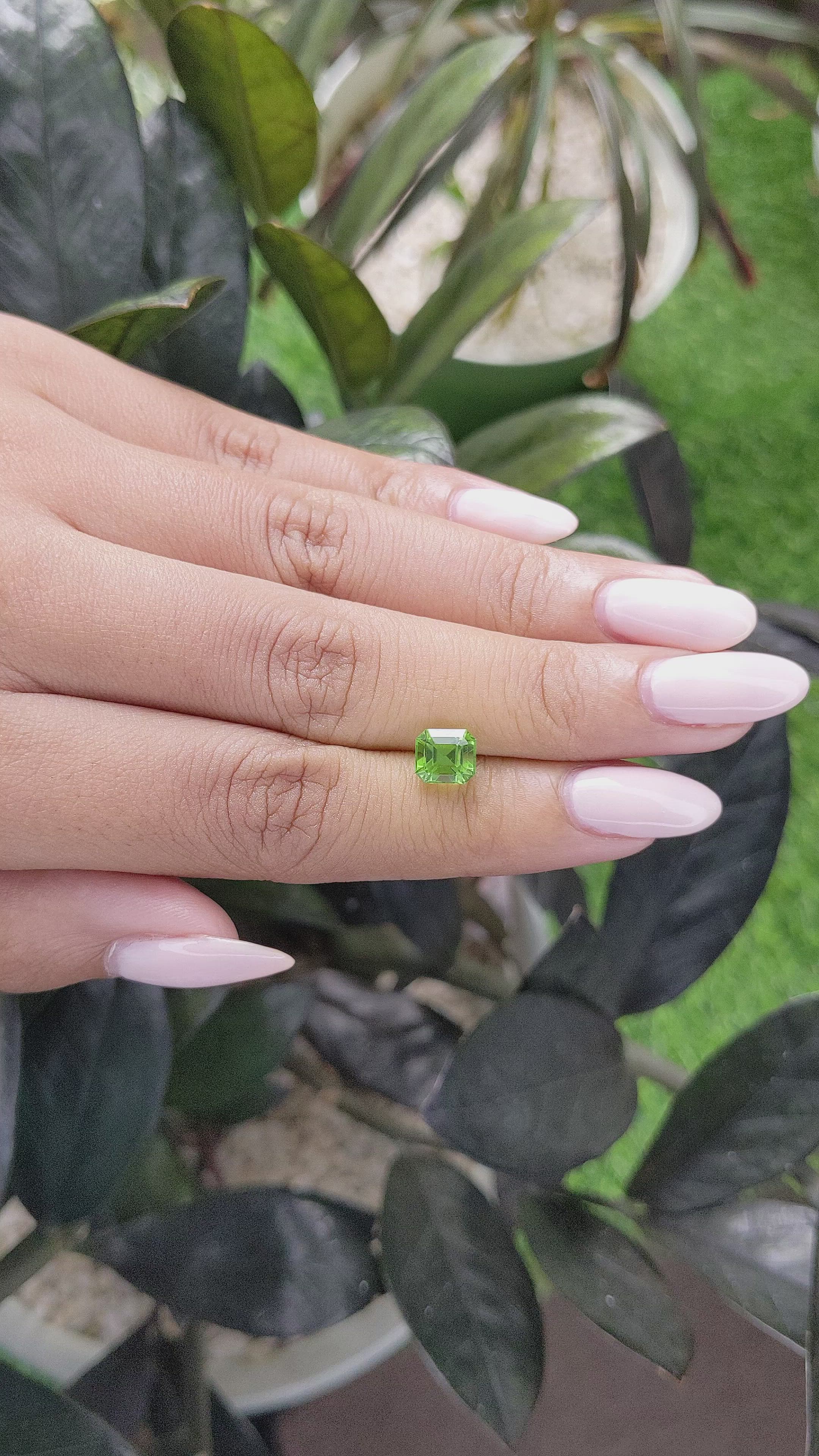 1.72 Ct. Peridot from Tanzania Size Video