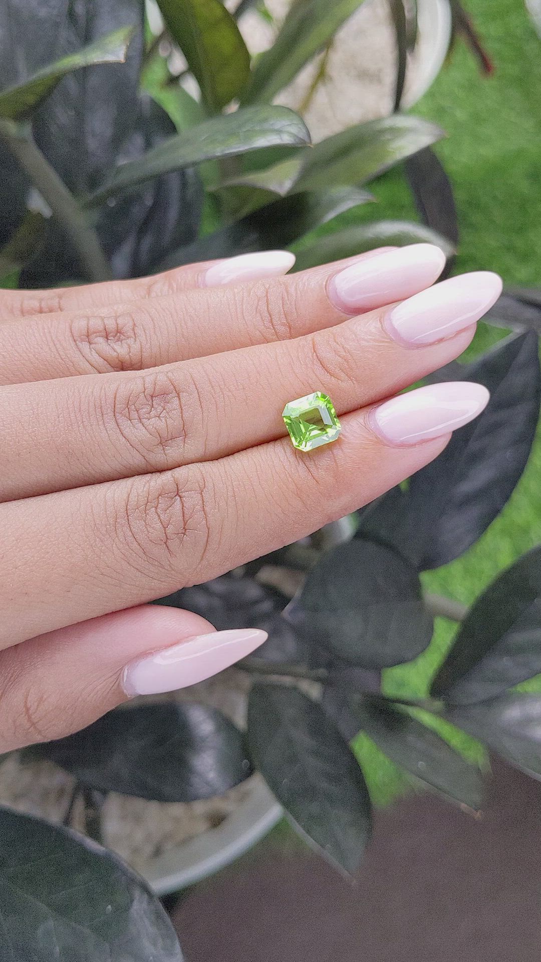 1.86 Ct. Peridot from Tanzania Size Video