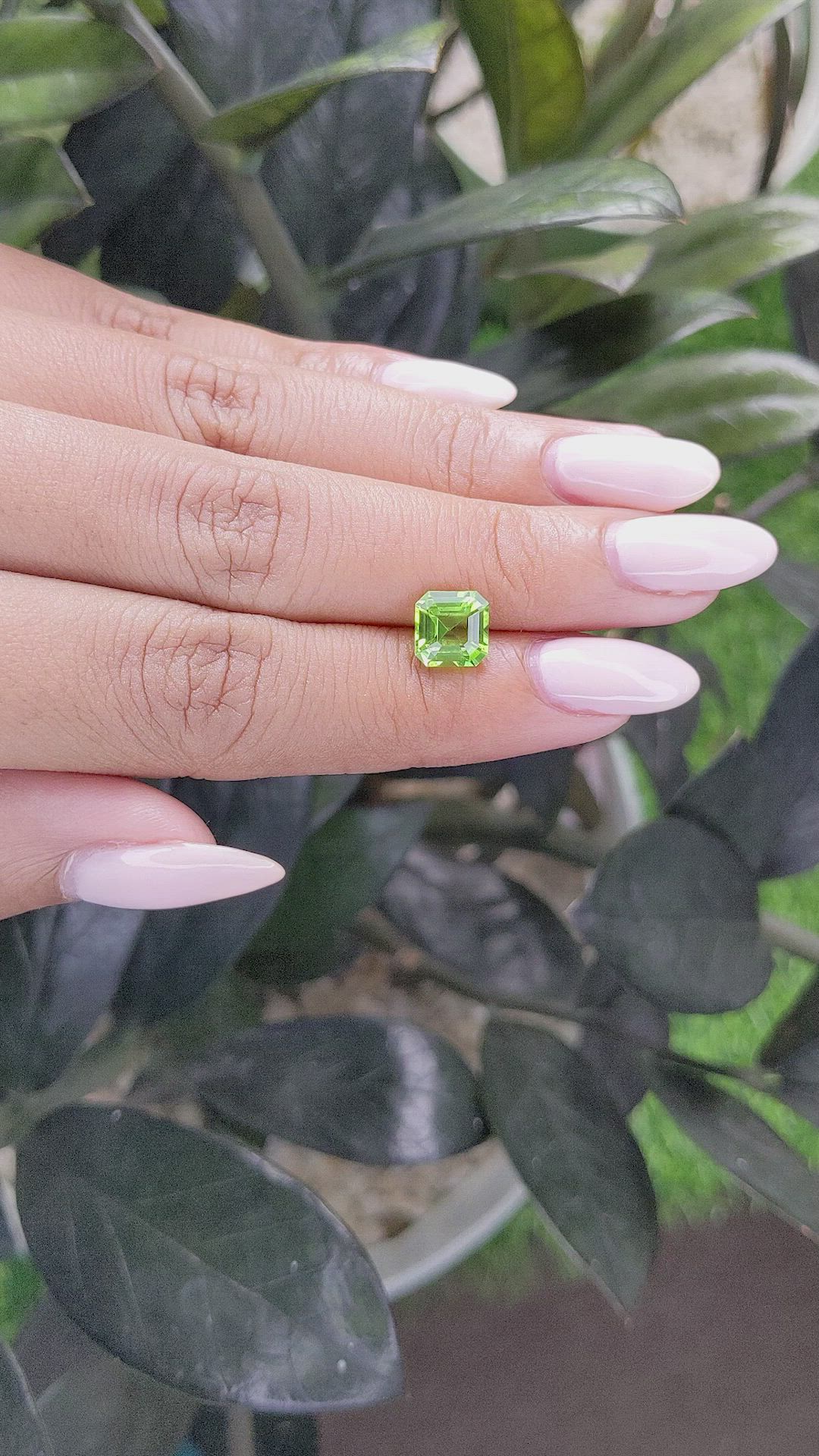 1.86 Ct. Peridot from Tanzania Size Video