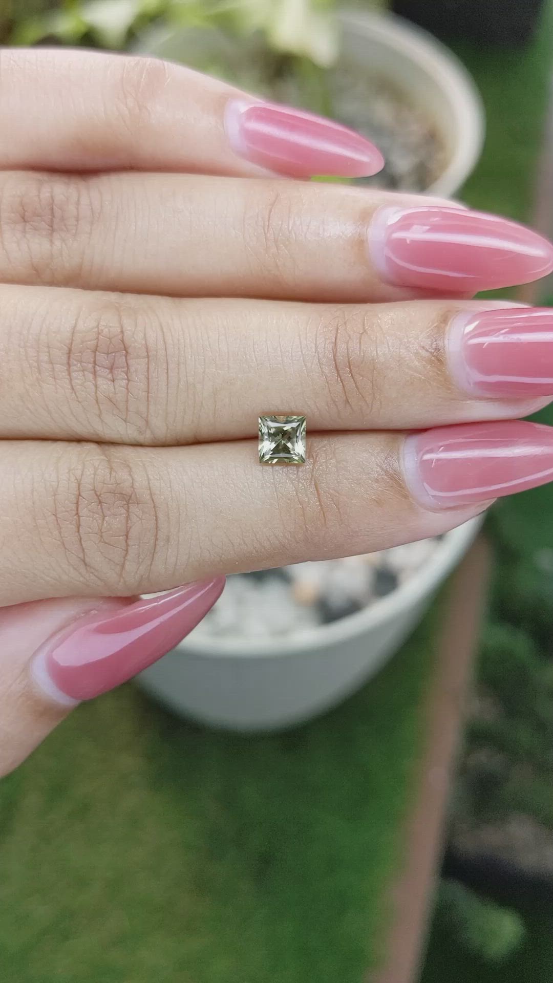 0.66 Ct. Tourmaline from Ceylon (Sri Lanka) Size Video