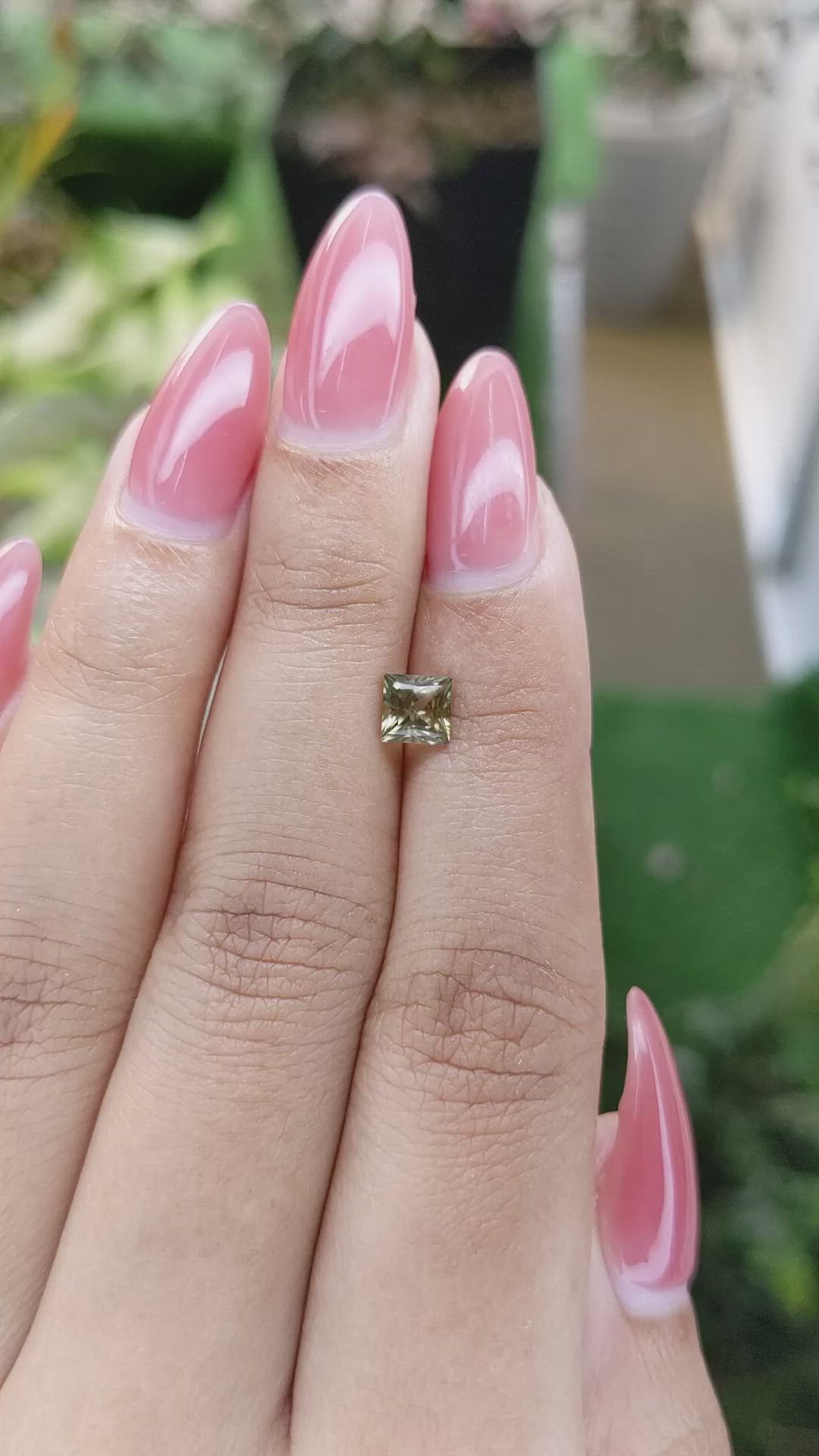 0.66 Ct. Tourmaline from Ceylon (Sri Lanka) Size Video