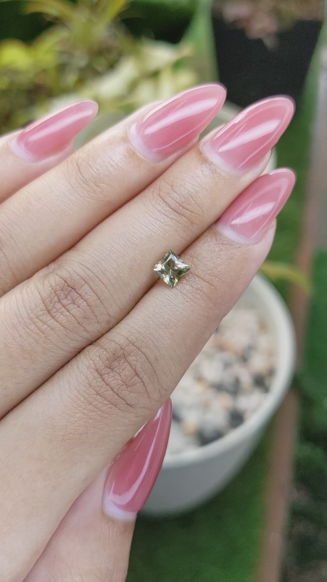 0.66 Ct. Tourmaline from Ceylon (Sri Lanka) Size Video