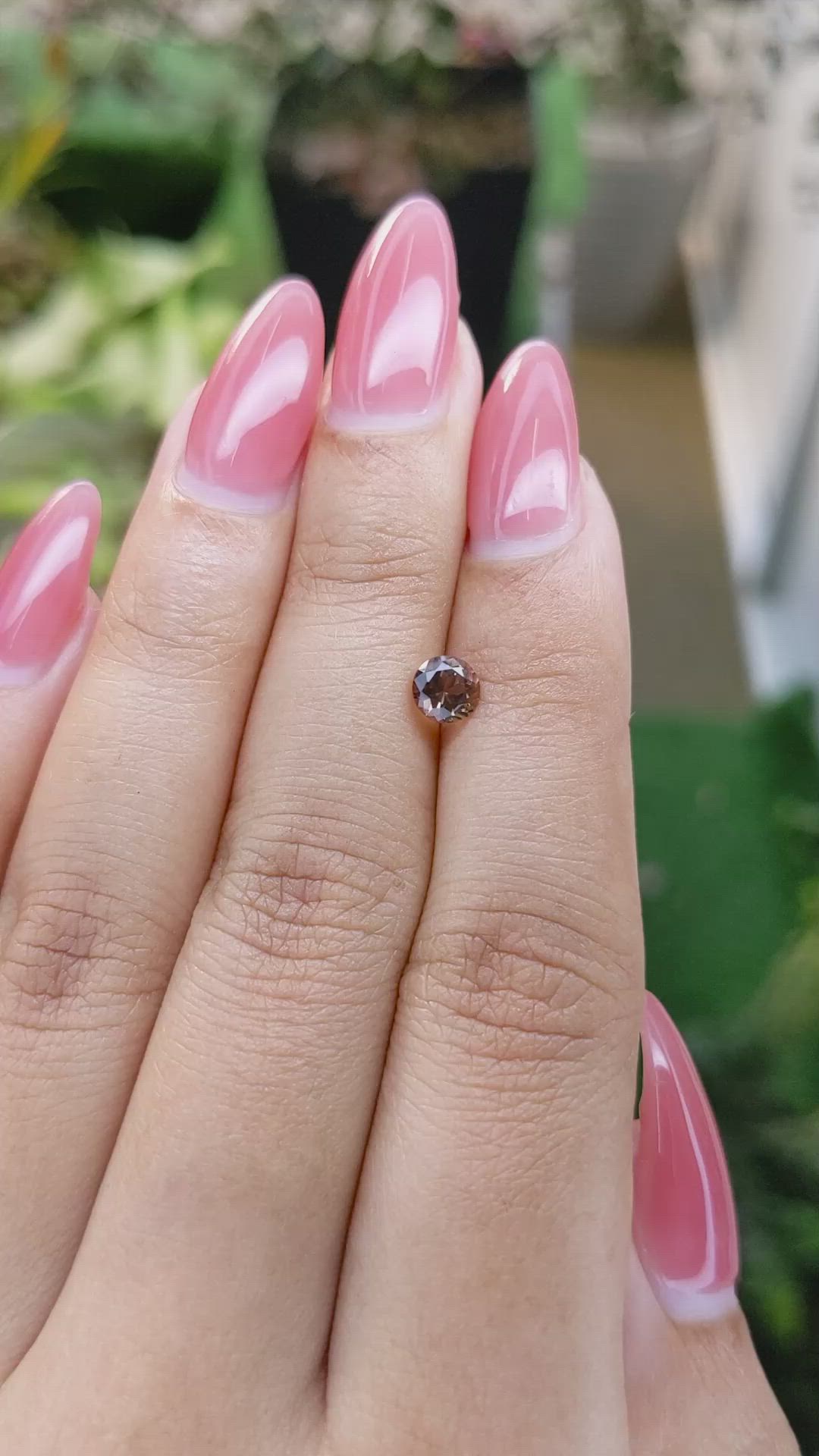 0.52 Ct. Tourmaline from Ceylon (Sri Lanka) Size Video